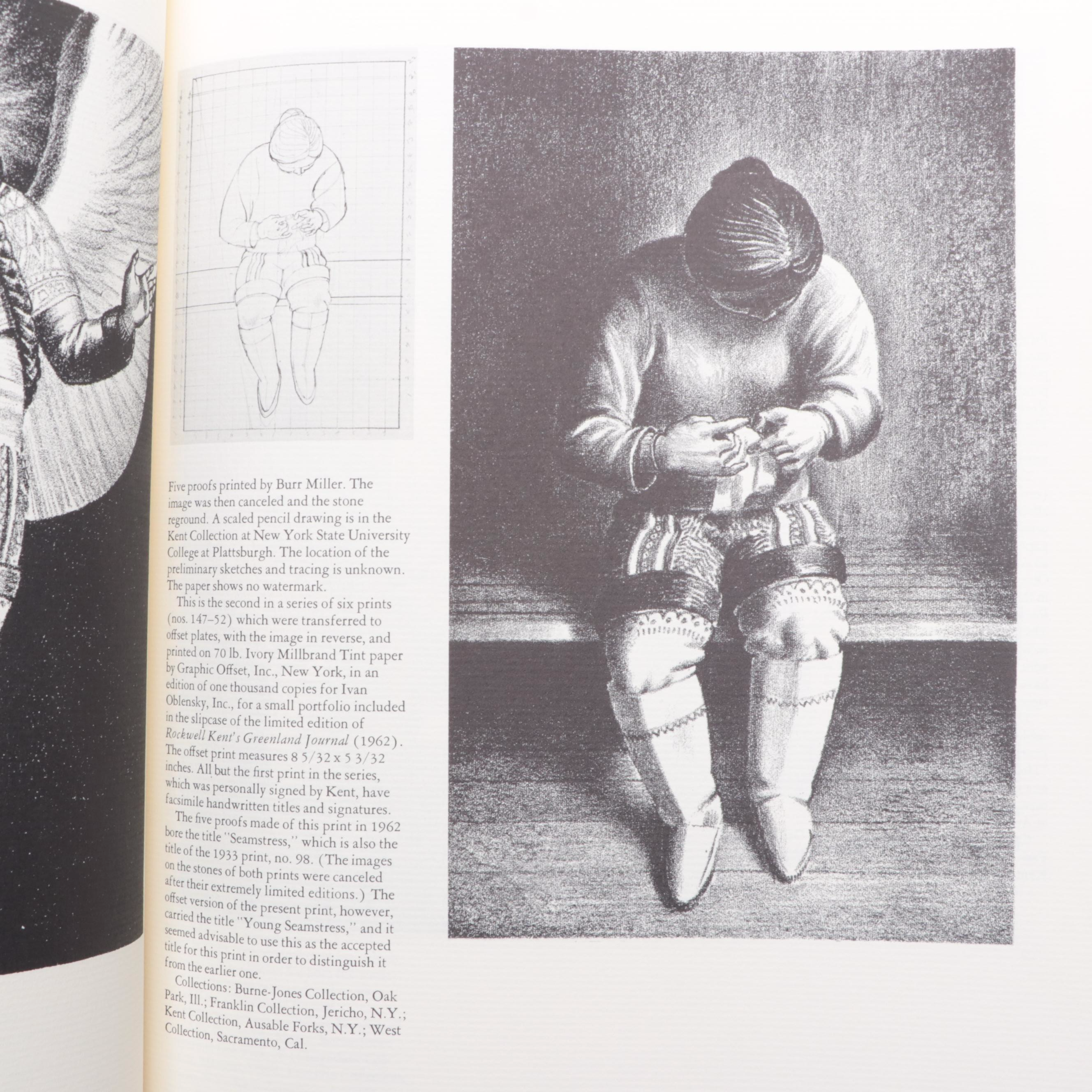 Signed "The Prints of Rockwell Kent" by Dan Burne Jones with Stamp and Bookplate