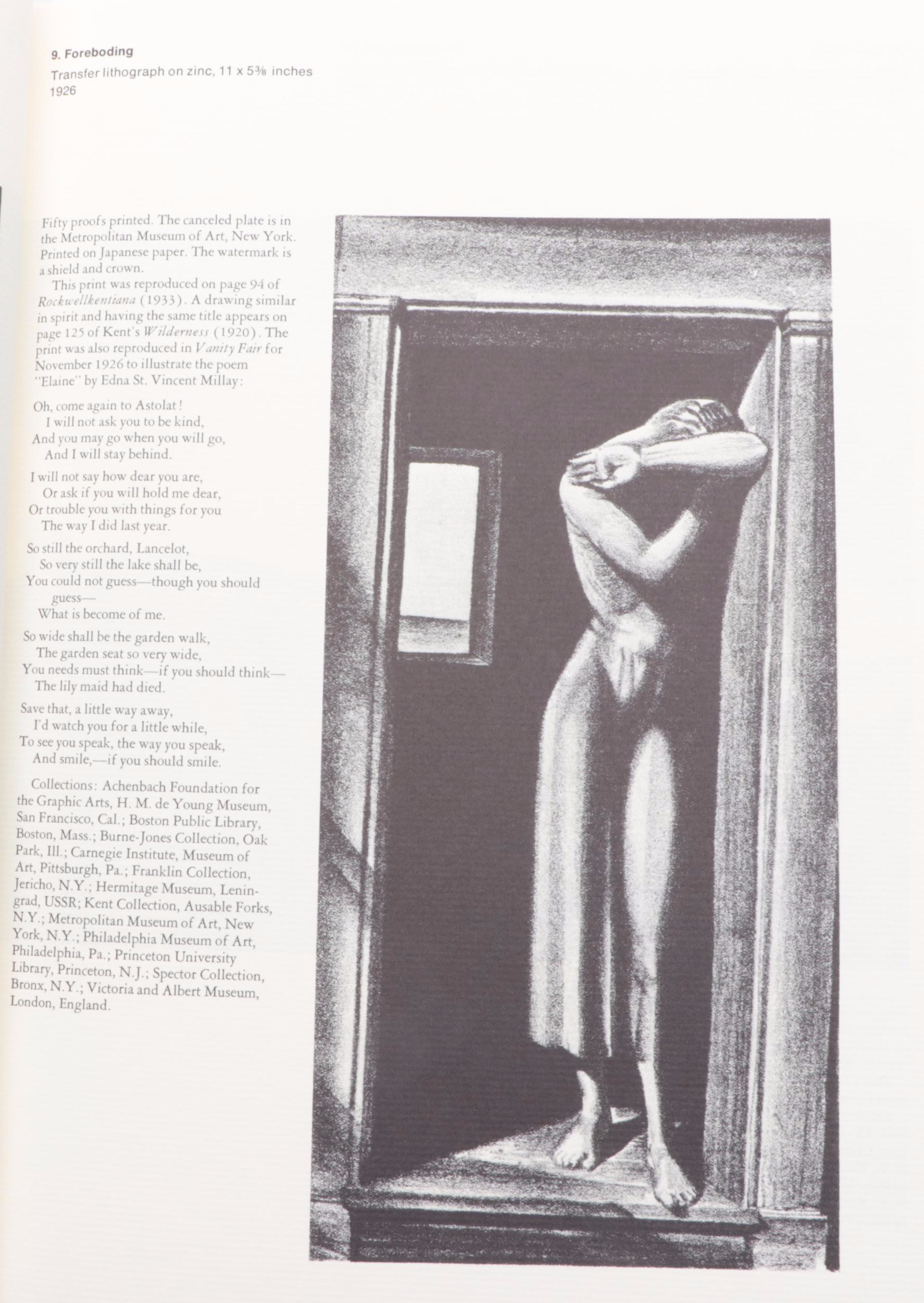 Signed "The Prints of Rockwell Kent" by Dan Burne Jones with Stamp and Bookplate