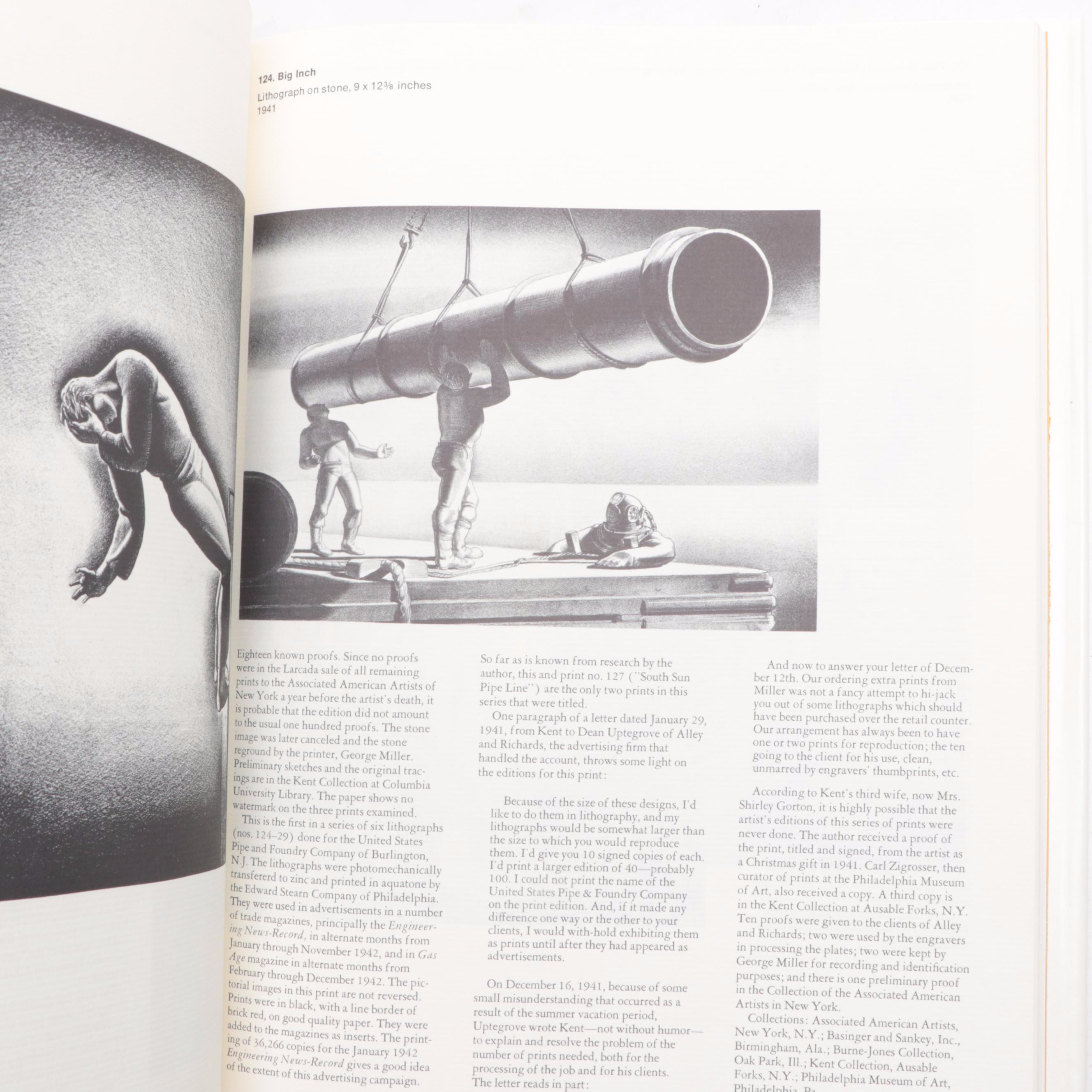 Signed "The Prints of Rockwell Kent" by Dan Burne Jones with Stamp and Bookplate