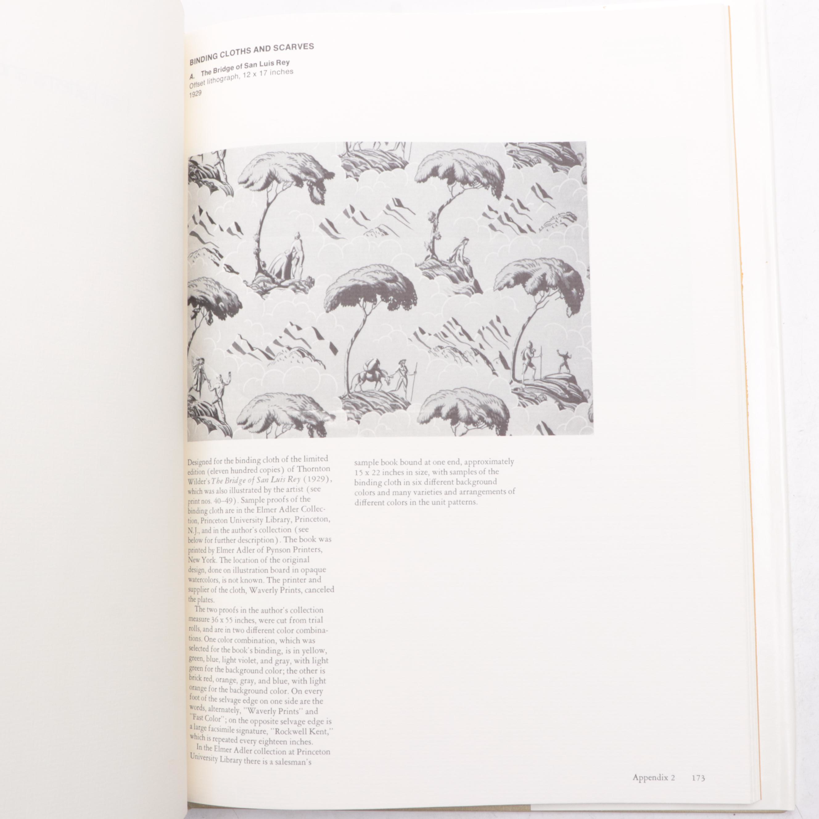 Signed "The Prints of Rockwell Kent" by Dan Burne Jones with Stamp and Bookplate