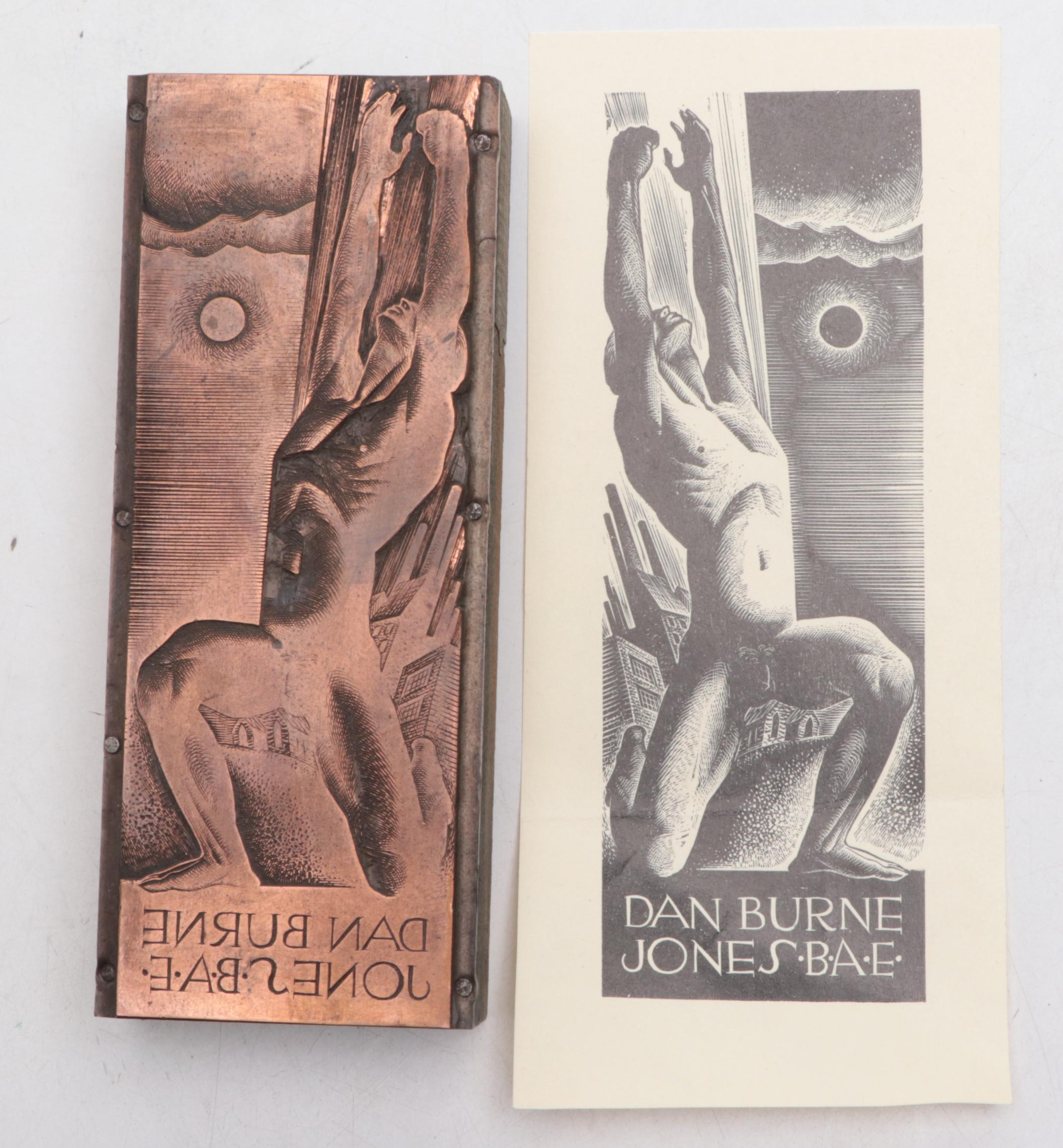 Signed "The Prints of Rockwell Kent" by Dan Burne Jones with Stamp and Bookplate