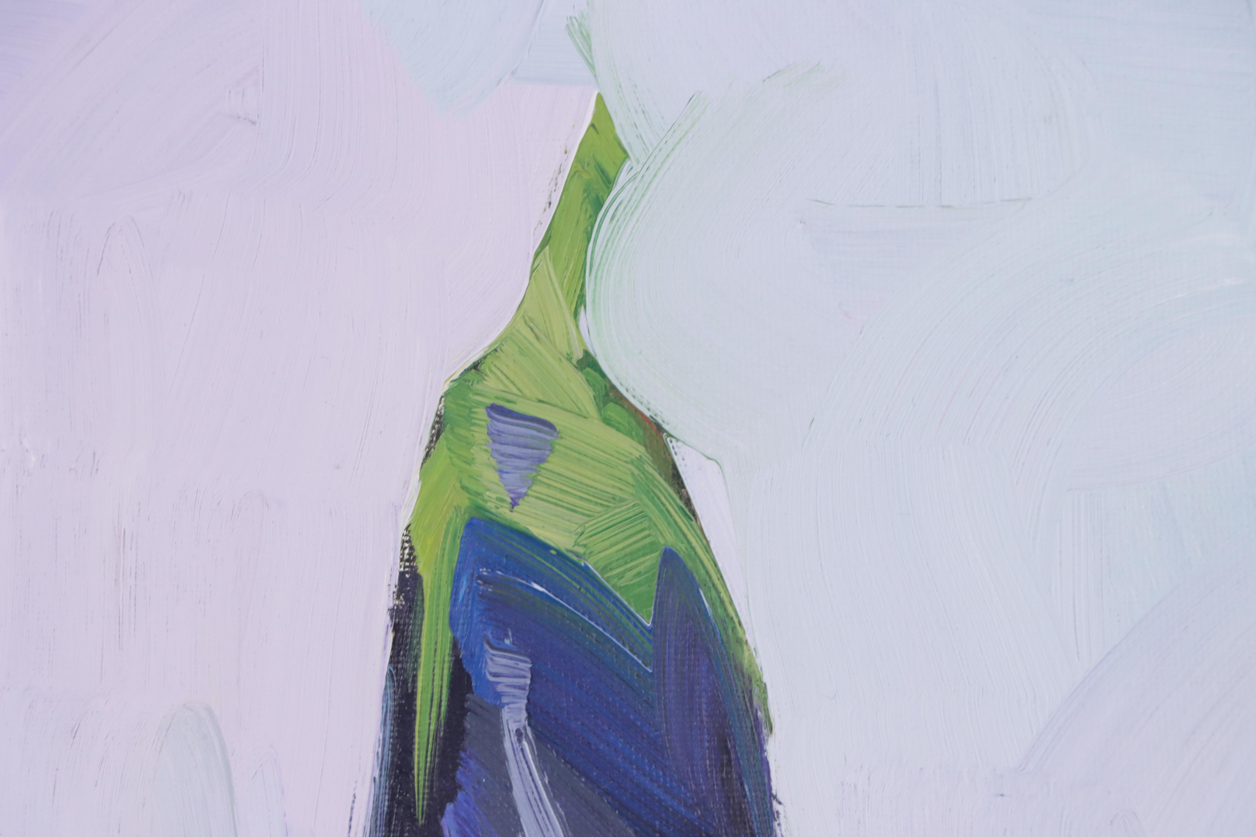 Jose Trujillo Oil Painting "Eggplant," 2022