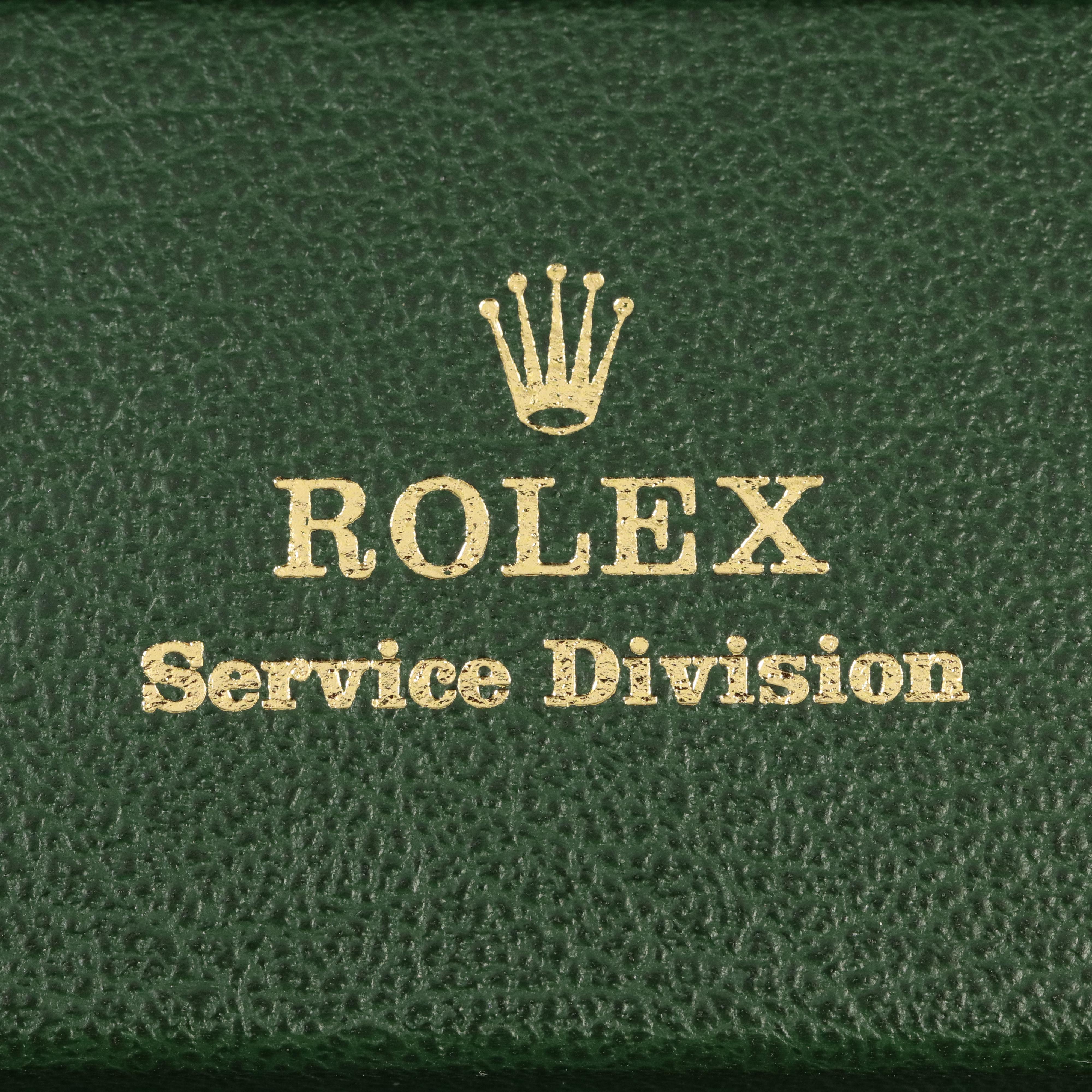 Rolex Service Division Box and Polishing Cloth