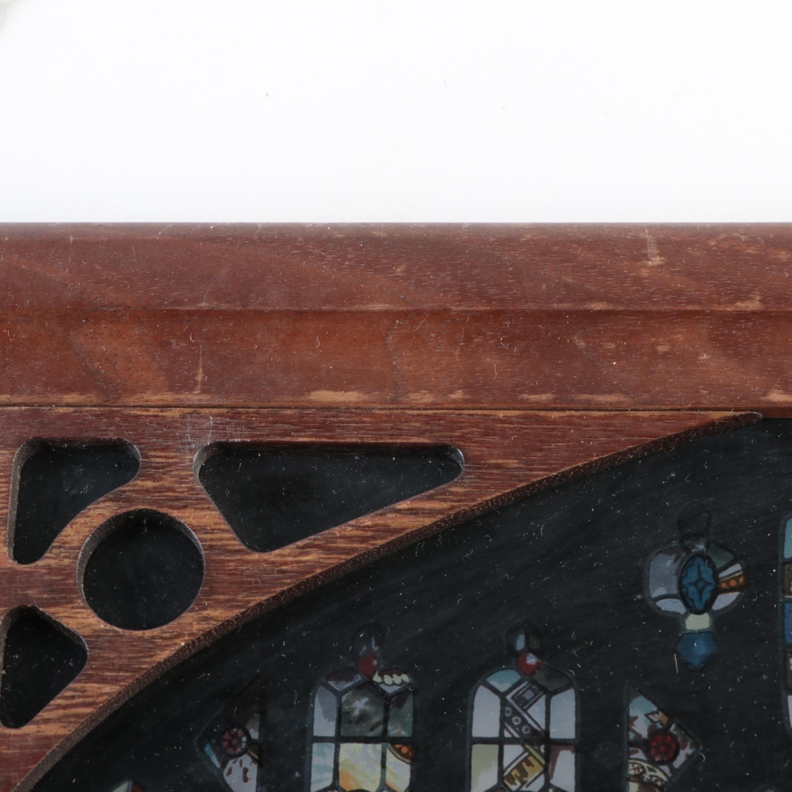 Stained Glass Tableau "The Seven Stages of Man" After Nicola d'Ascenzo