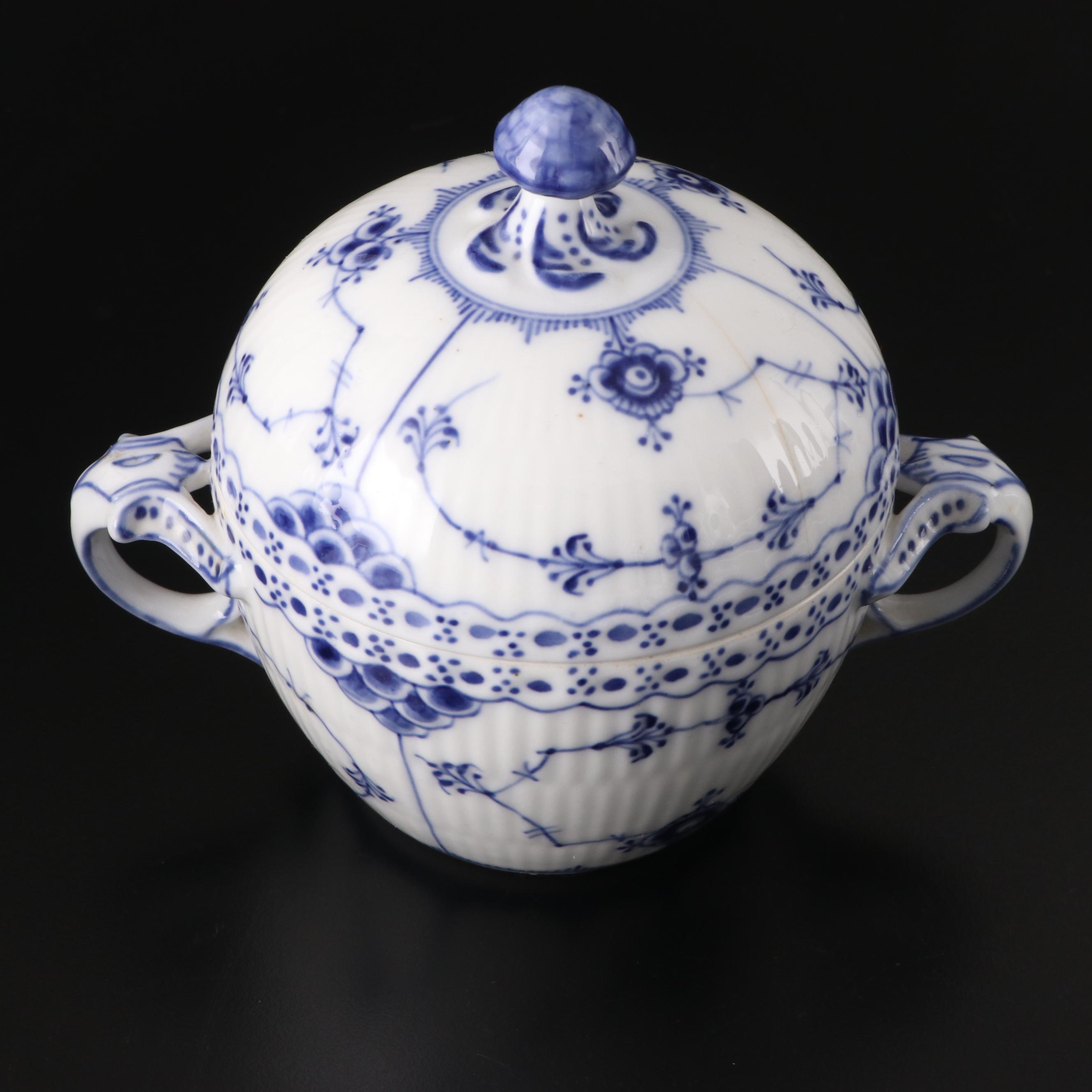 Royal Copenhagen "Blue Fluted" Porcelain Dinnerware and Coffee Service