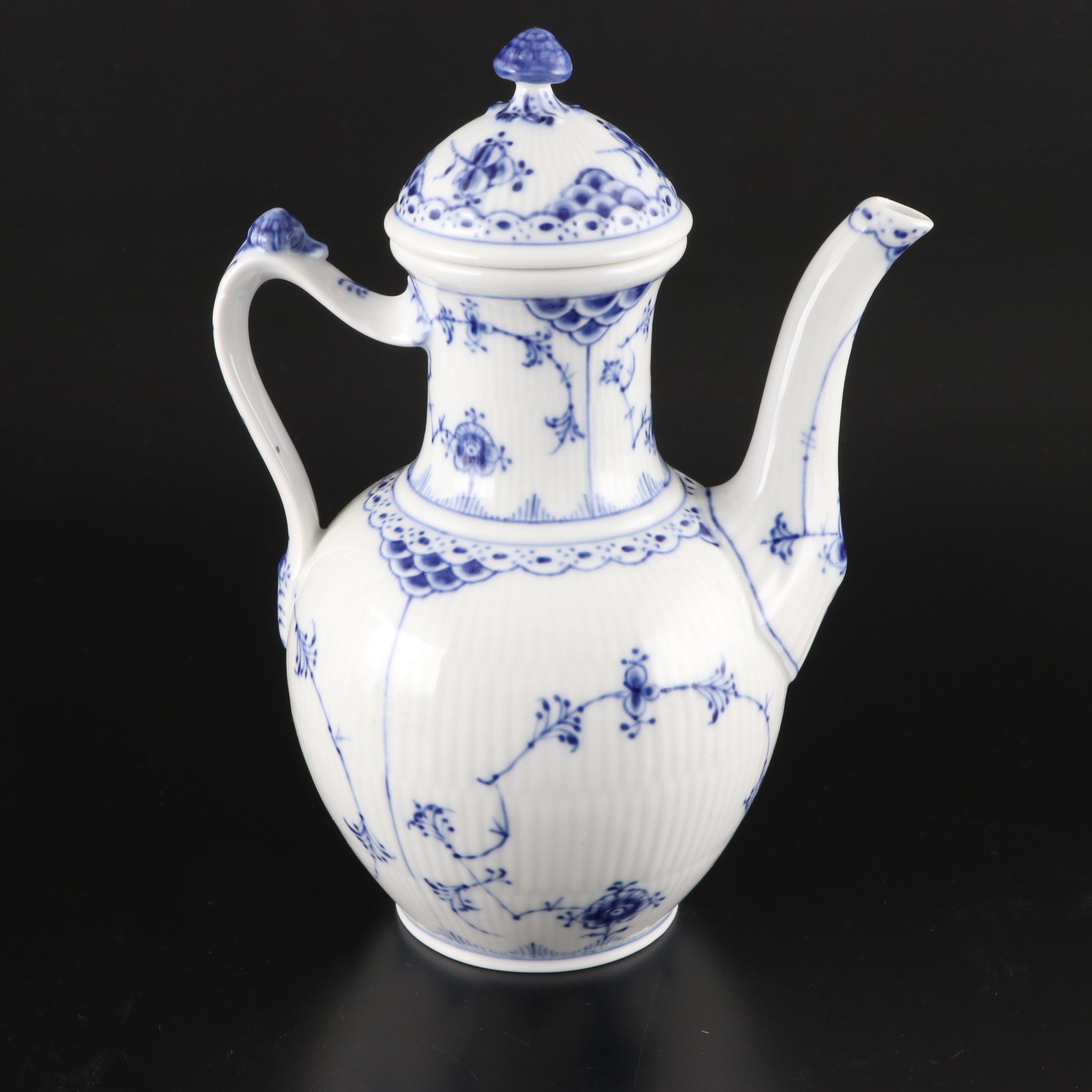 Royal Copenhagen "Blue Fluted" Porcelain Dinnerware and Coffee Service