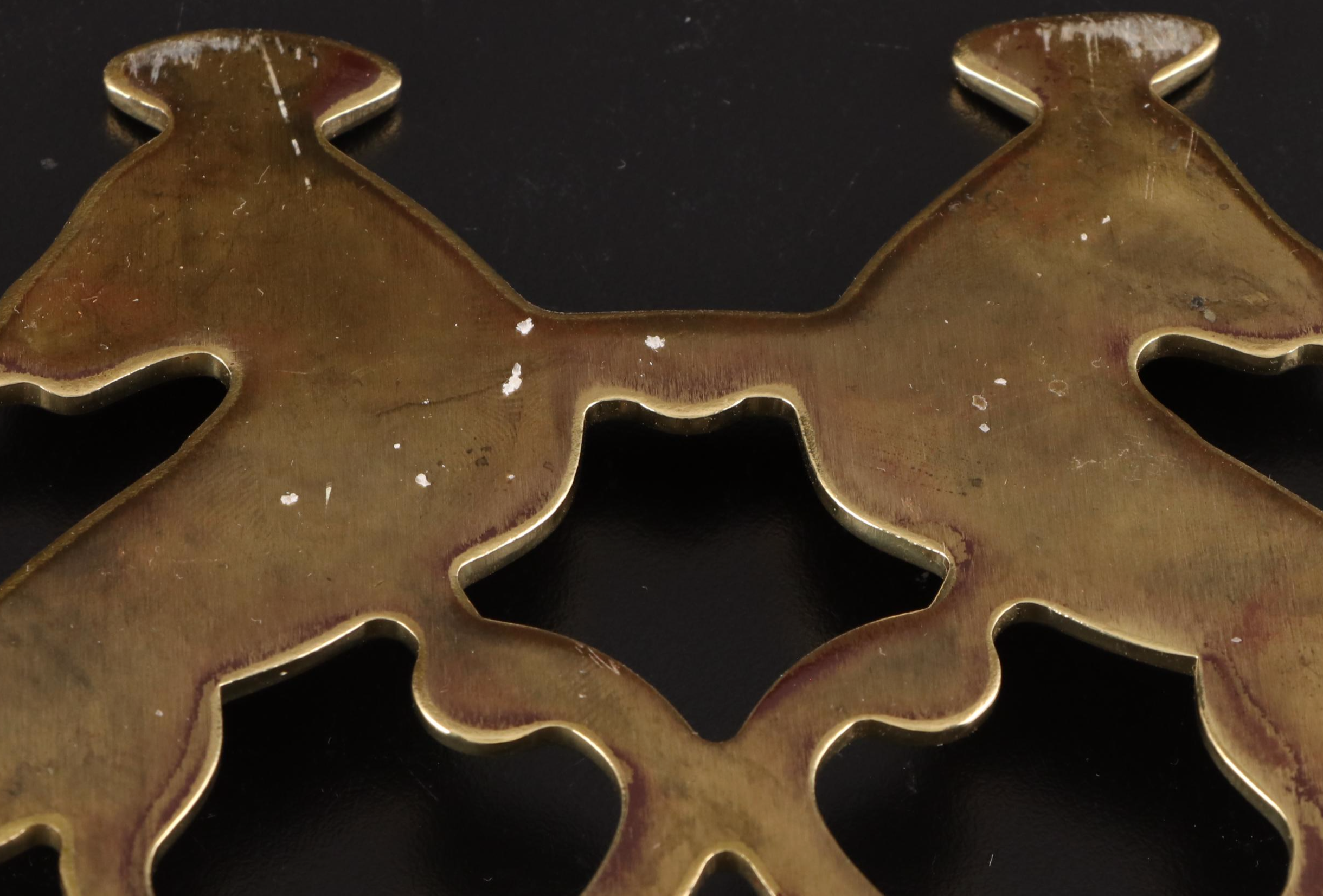 Baldwin Brass Lions Wall Candle Sconces