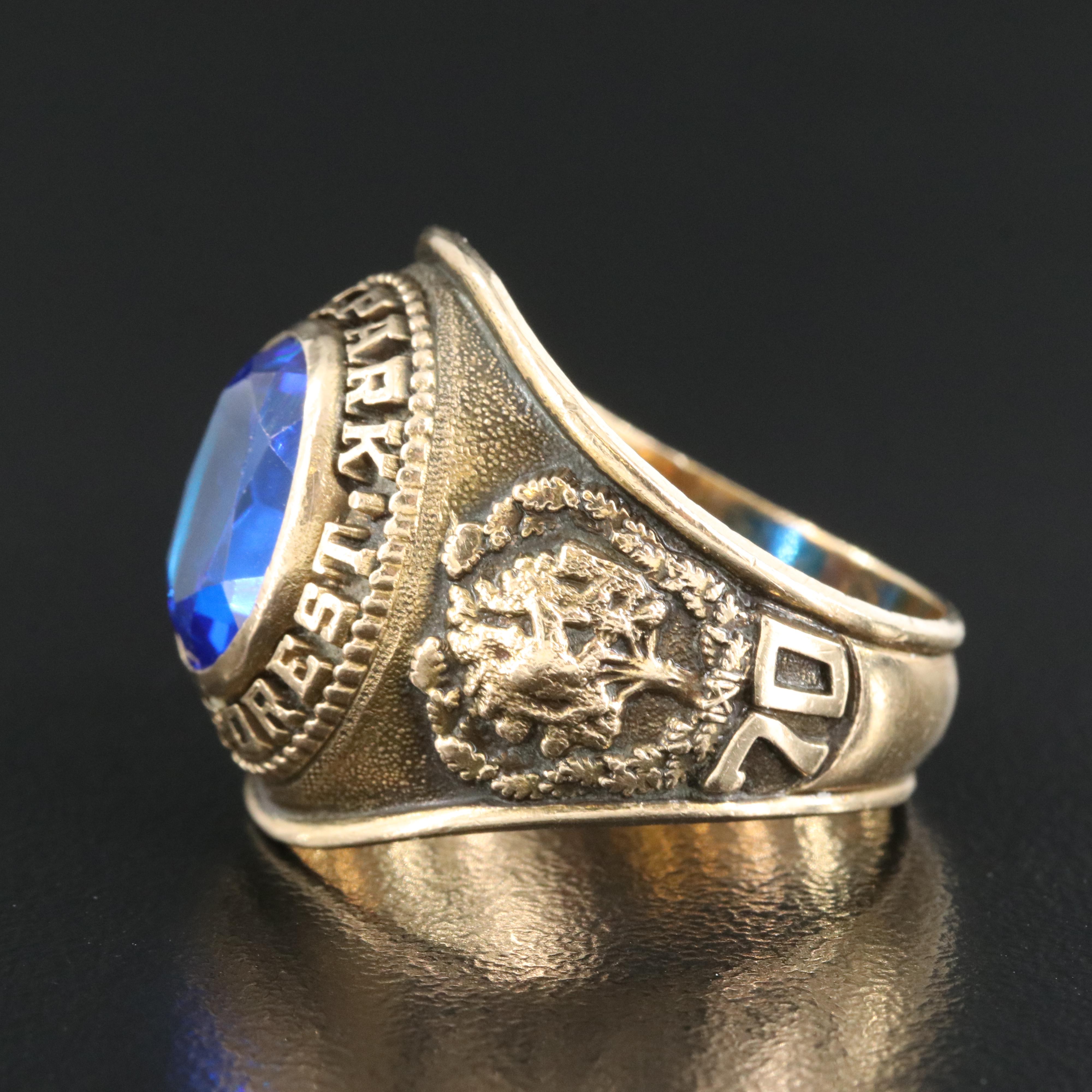 1970 Dieges & Clust 10K Spinel Class Ring
