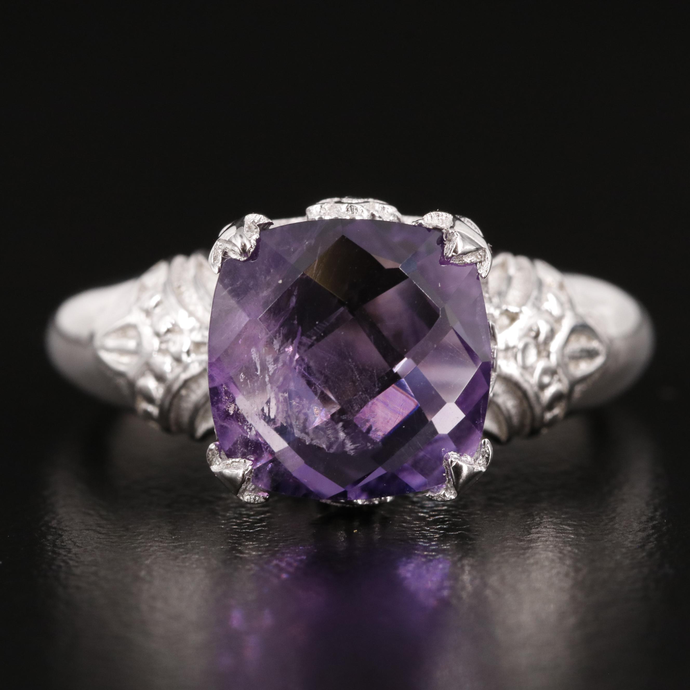 Sterling Amethyst Ring