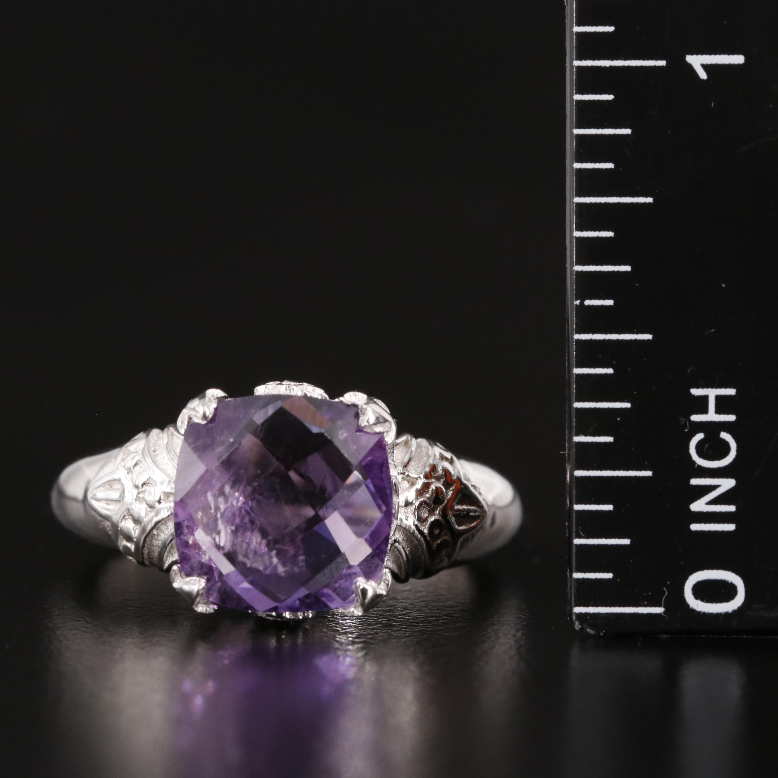 Sterling Amethyst Ring