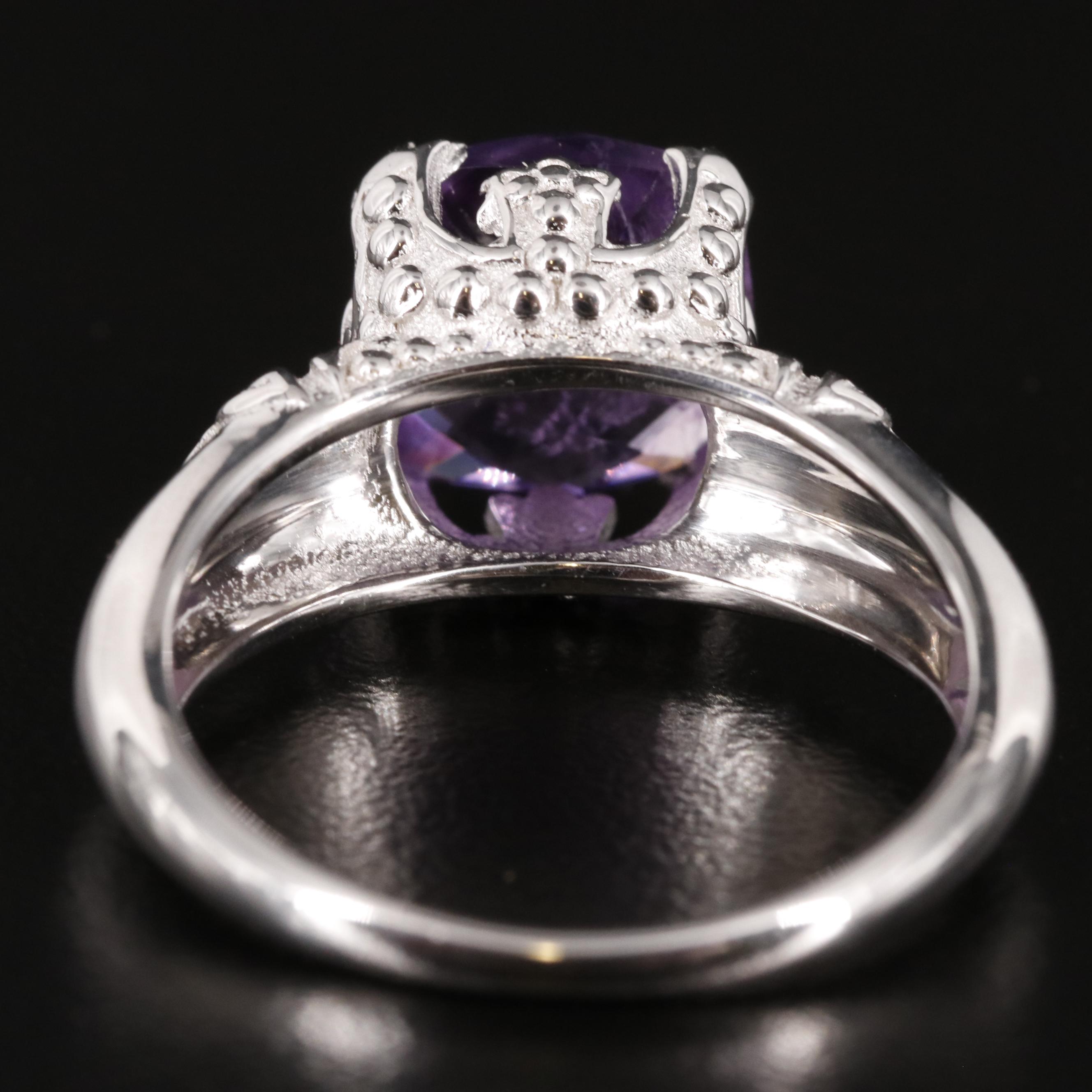 Sterling Amethyst Ring