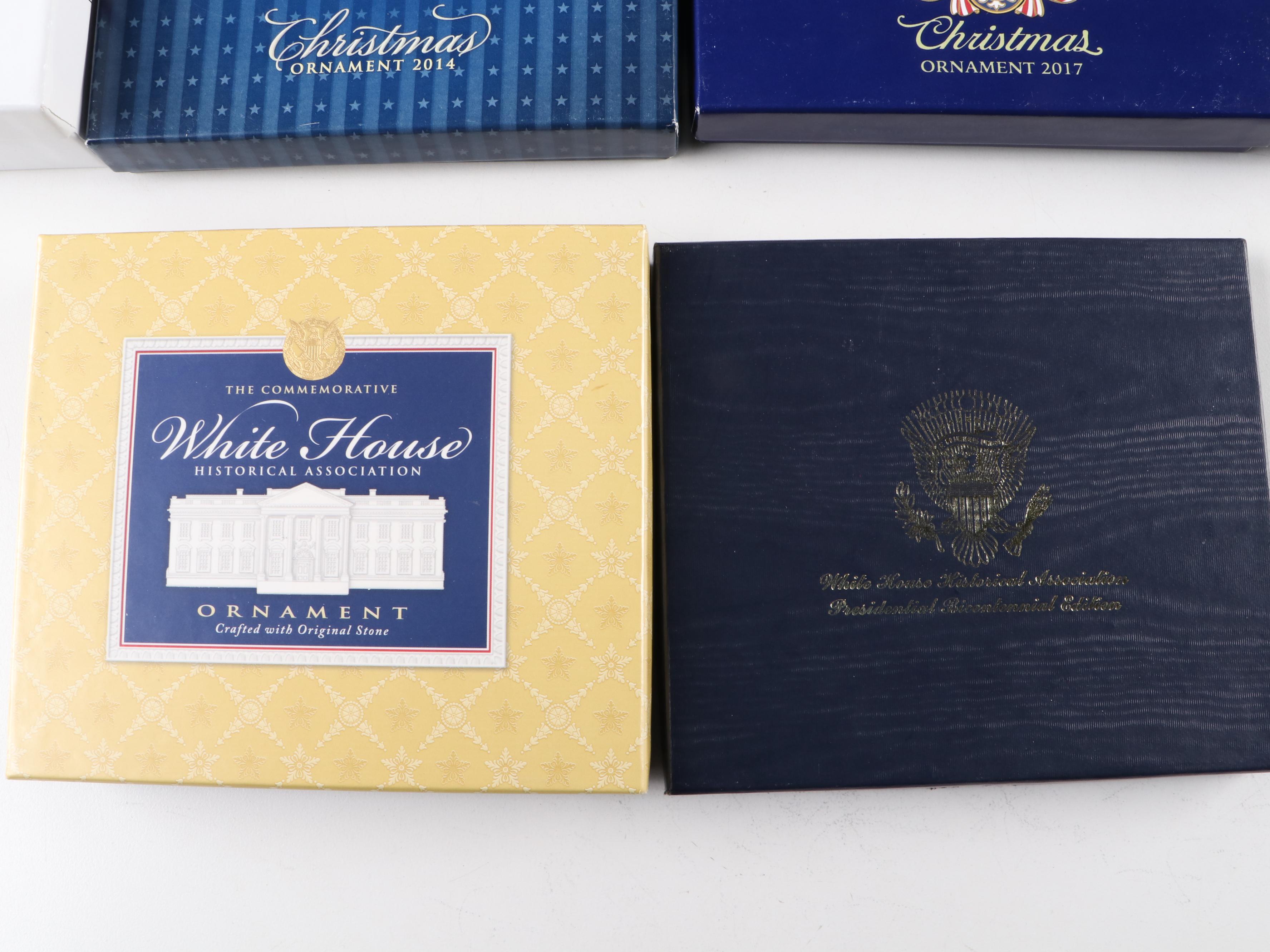 White House Historical Association Christmas and More Ornaments, 1989-2019