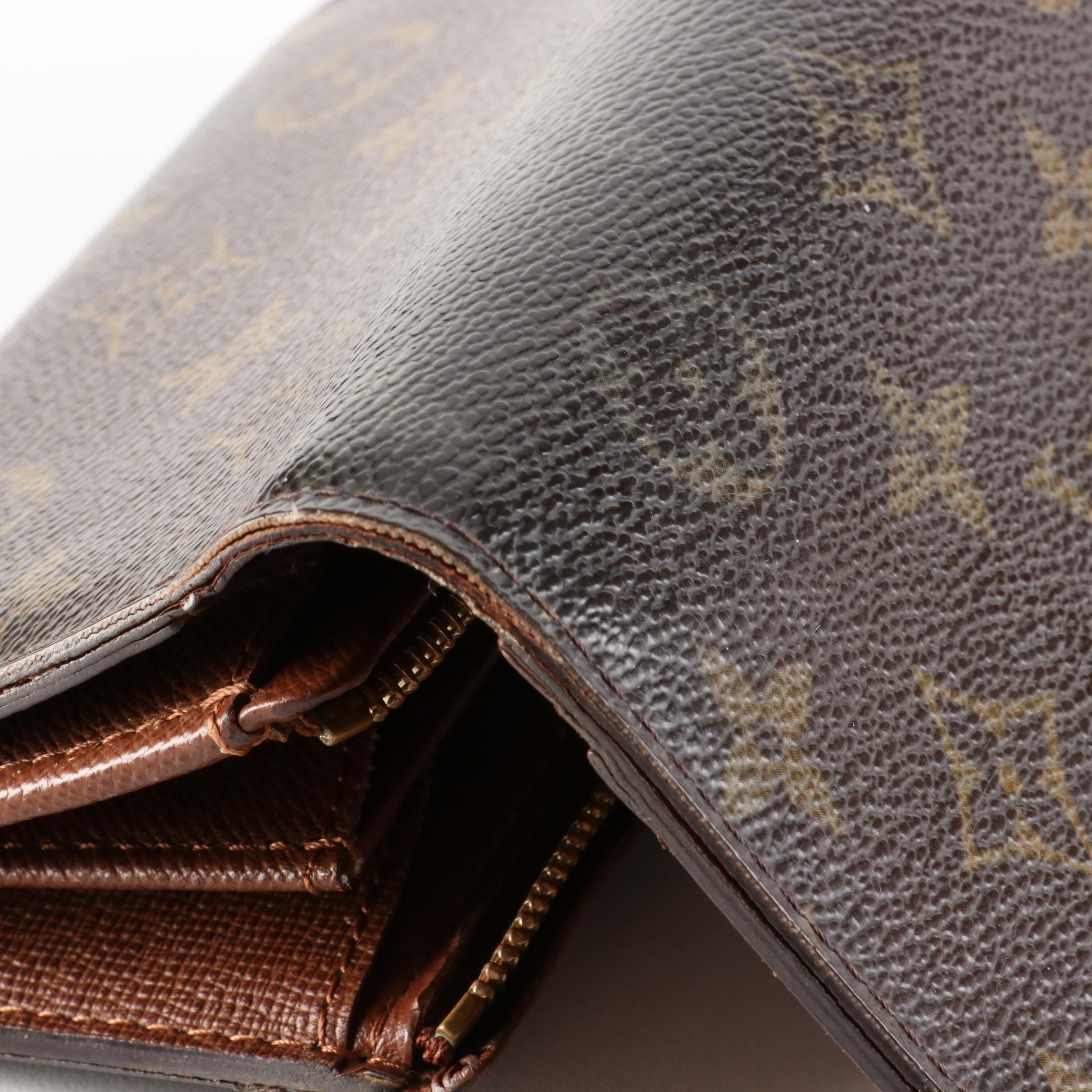 Louis Vuitton Porte Monnaie Tresor Wallet in Monogram Canvas