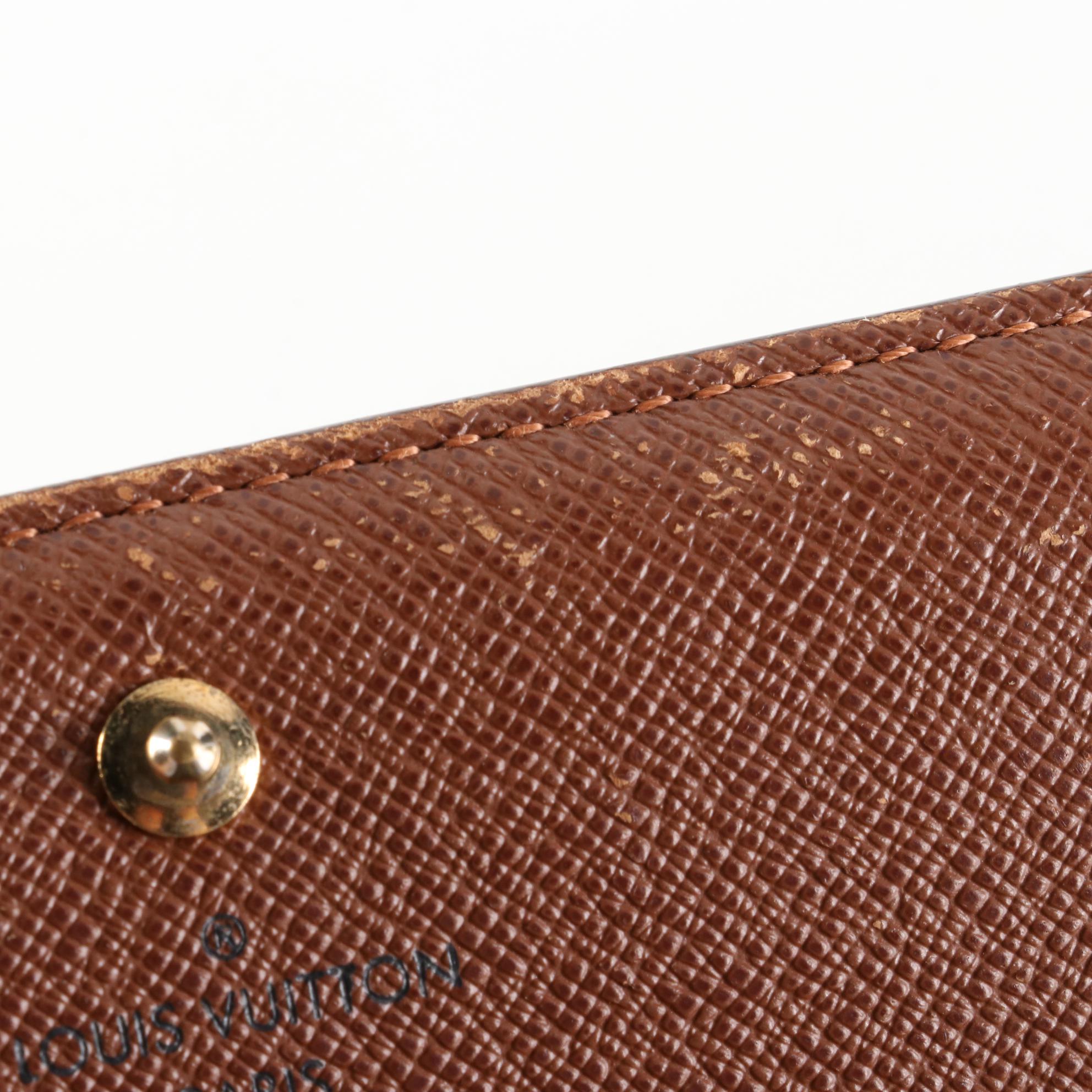 Louis Vuitton Porte Monnaie Tresor Wallet in Monogram Canvas