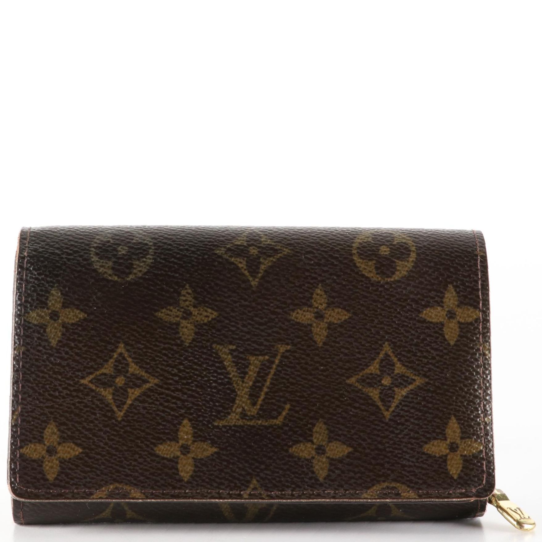 Louis Vuitton Porte Monnaie Tresor Wallet in Monogram Canvas