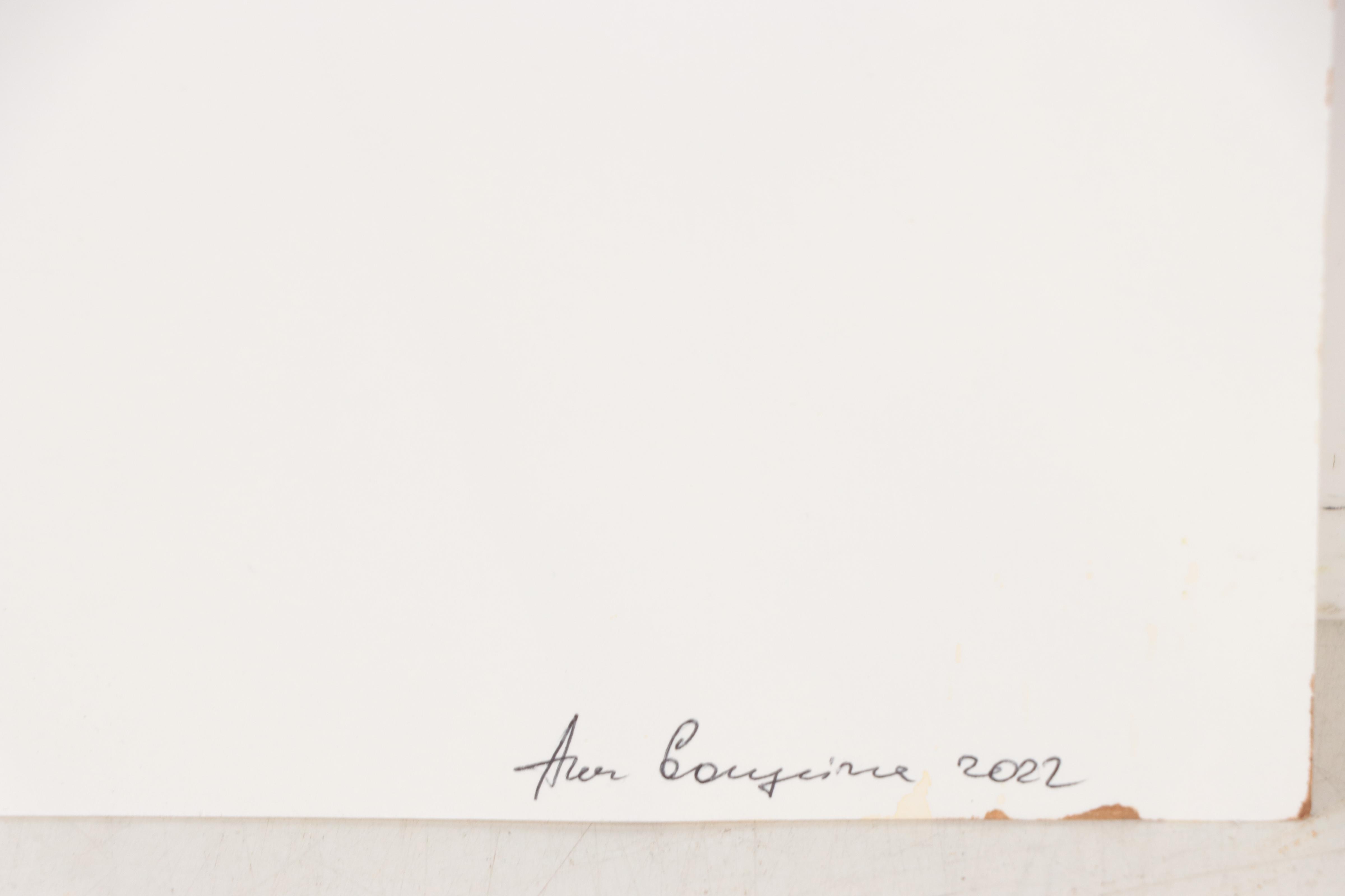 Anne Gorywine Watercolor Painting of Giraffe, 2022