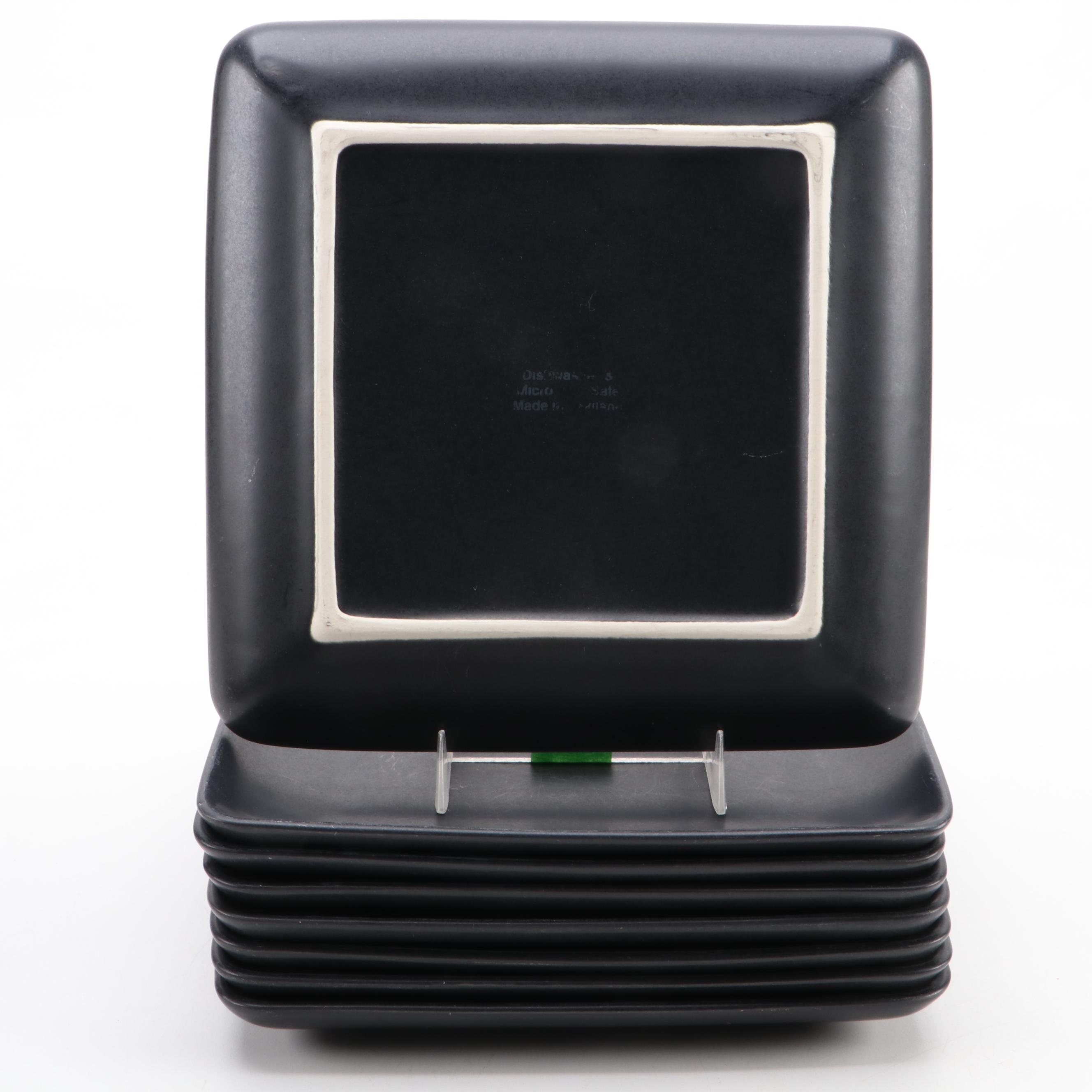 Sango "Gold Dust Black" Earthenware Dinnerware, 2004-2009