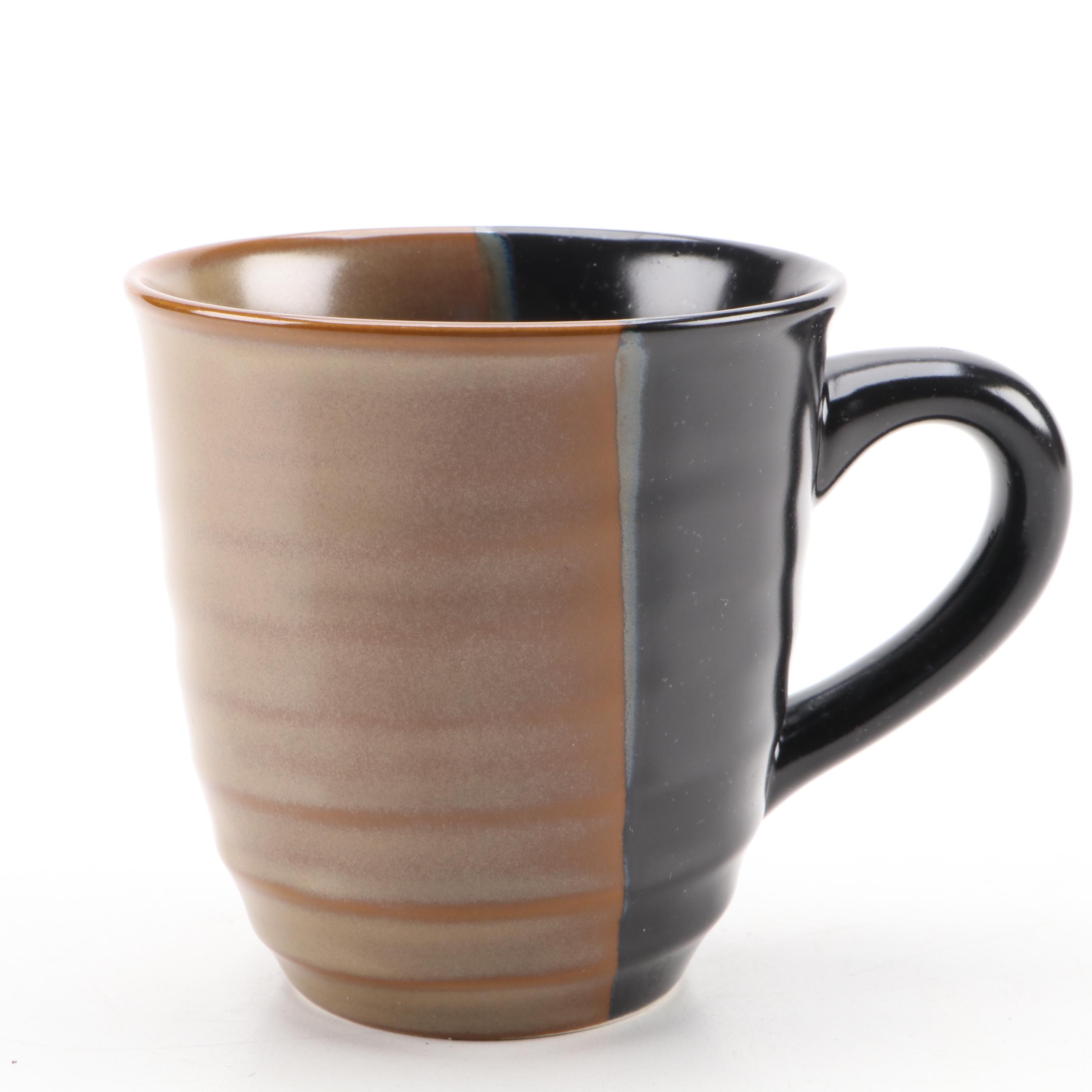 Sango "Gold Dust Black" Earthenware Dinnerware, 2004-2009