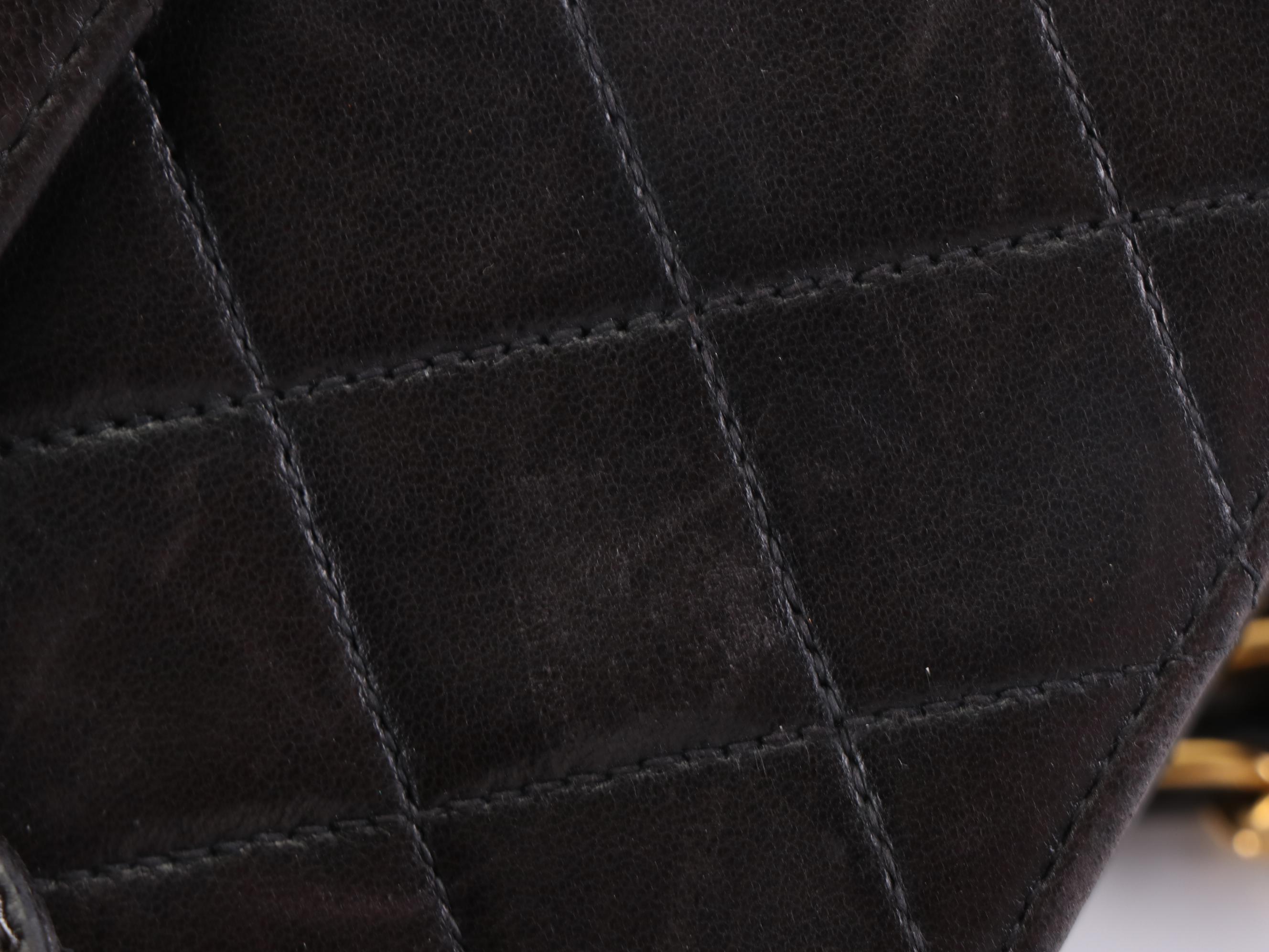 Chanel Flap Chain Strap Bag in Matelassé Lambskin Leather