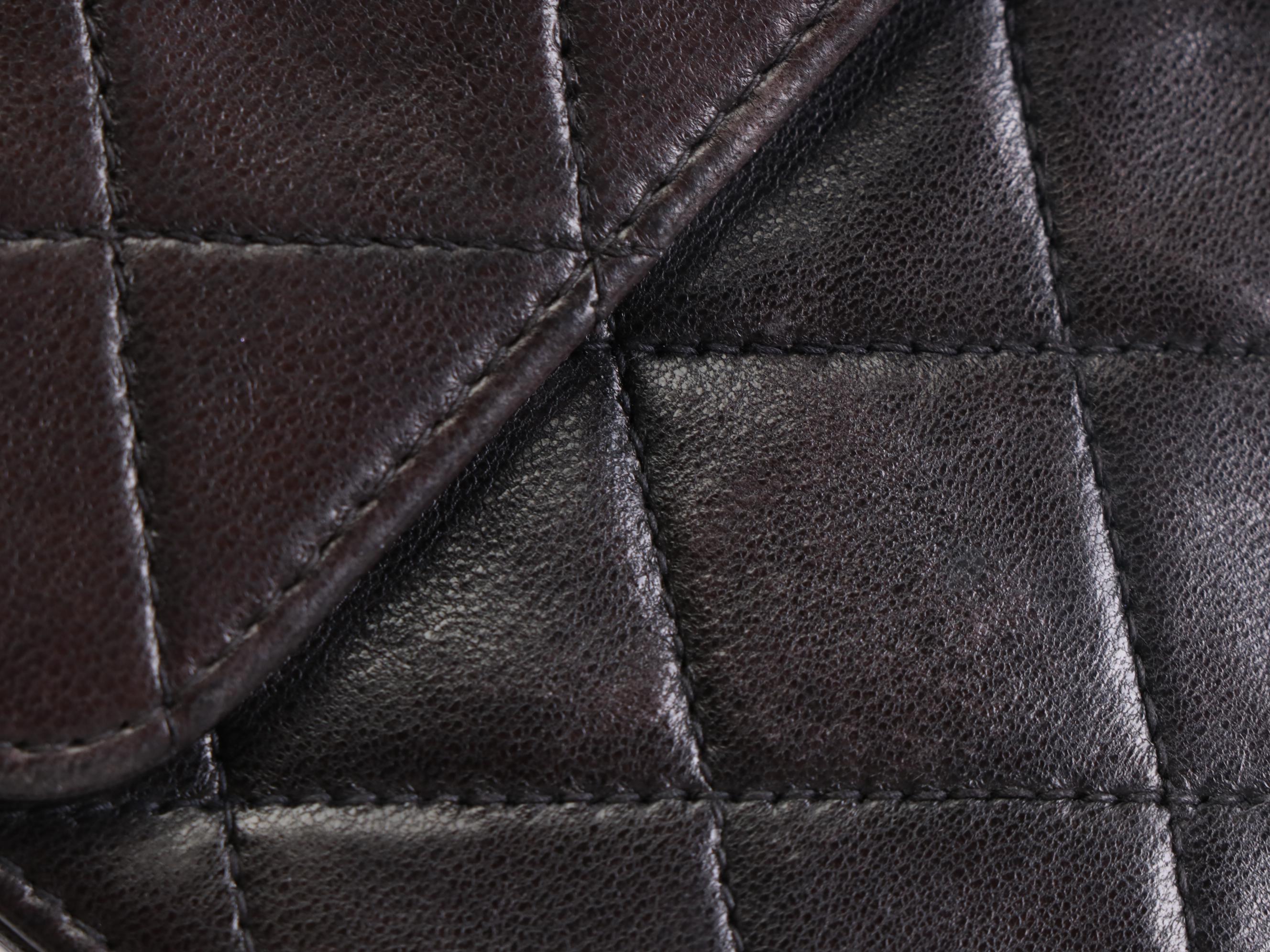 Chanel Flap Chain Strap Bag in Matelassé Lambskin Leather