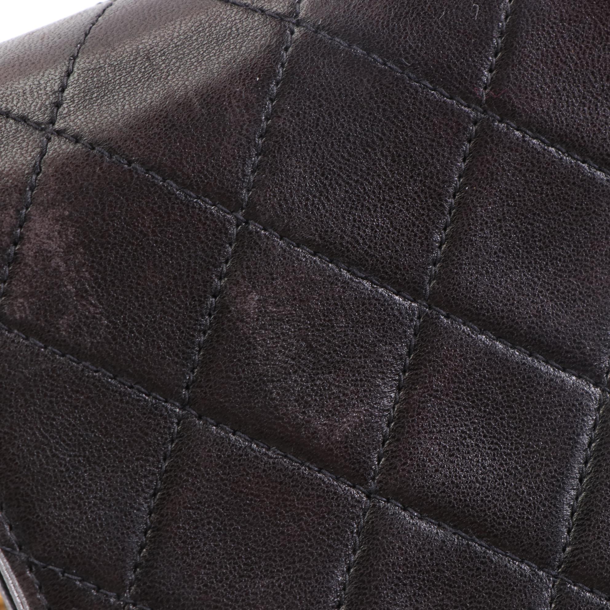 Chanel Flap Chain Strap Bag in Matelassé Lambskin Leather