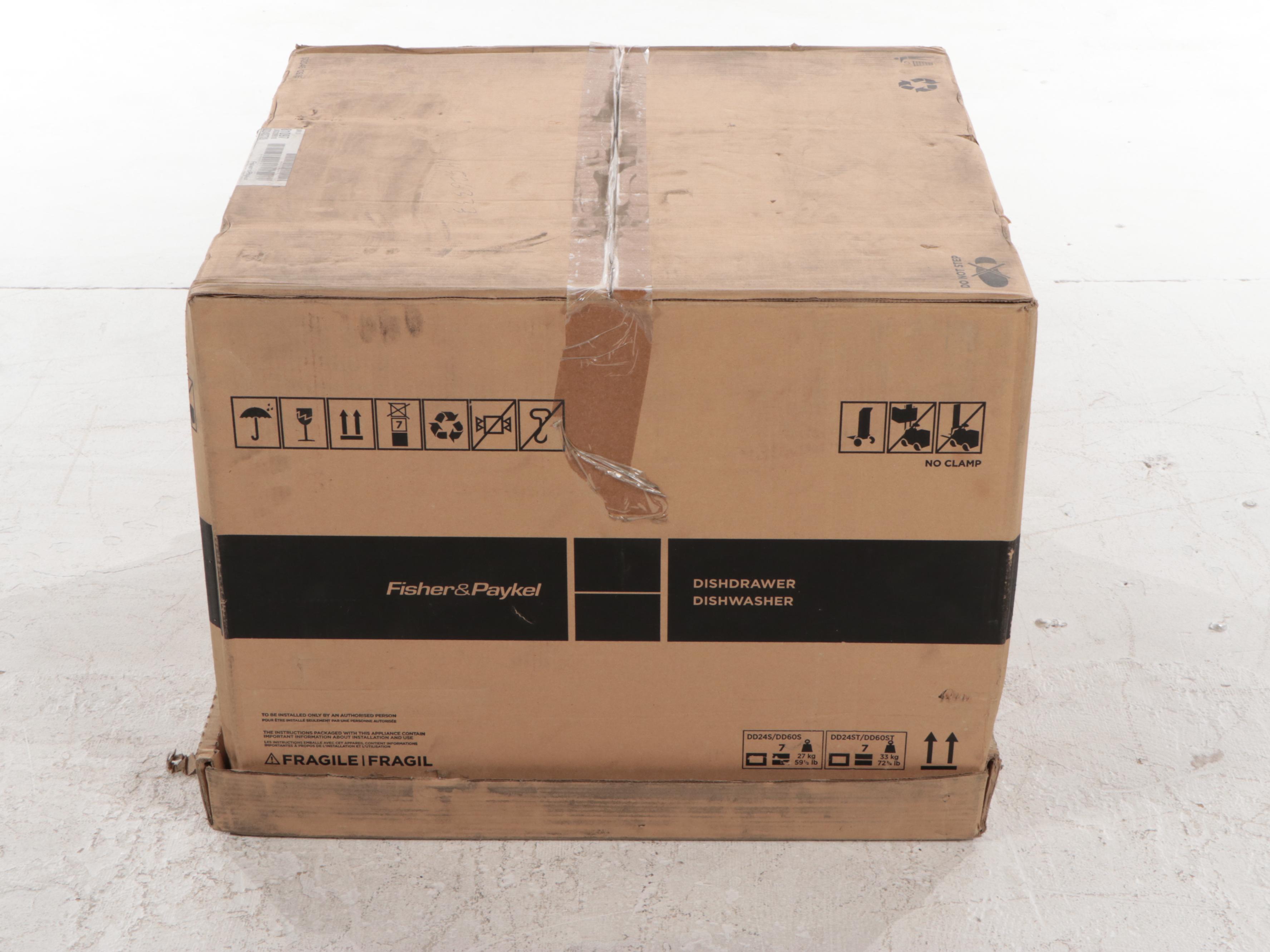 Fisher & Paykel Stainless Steel 24" Front Control Built-In Dishwasher