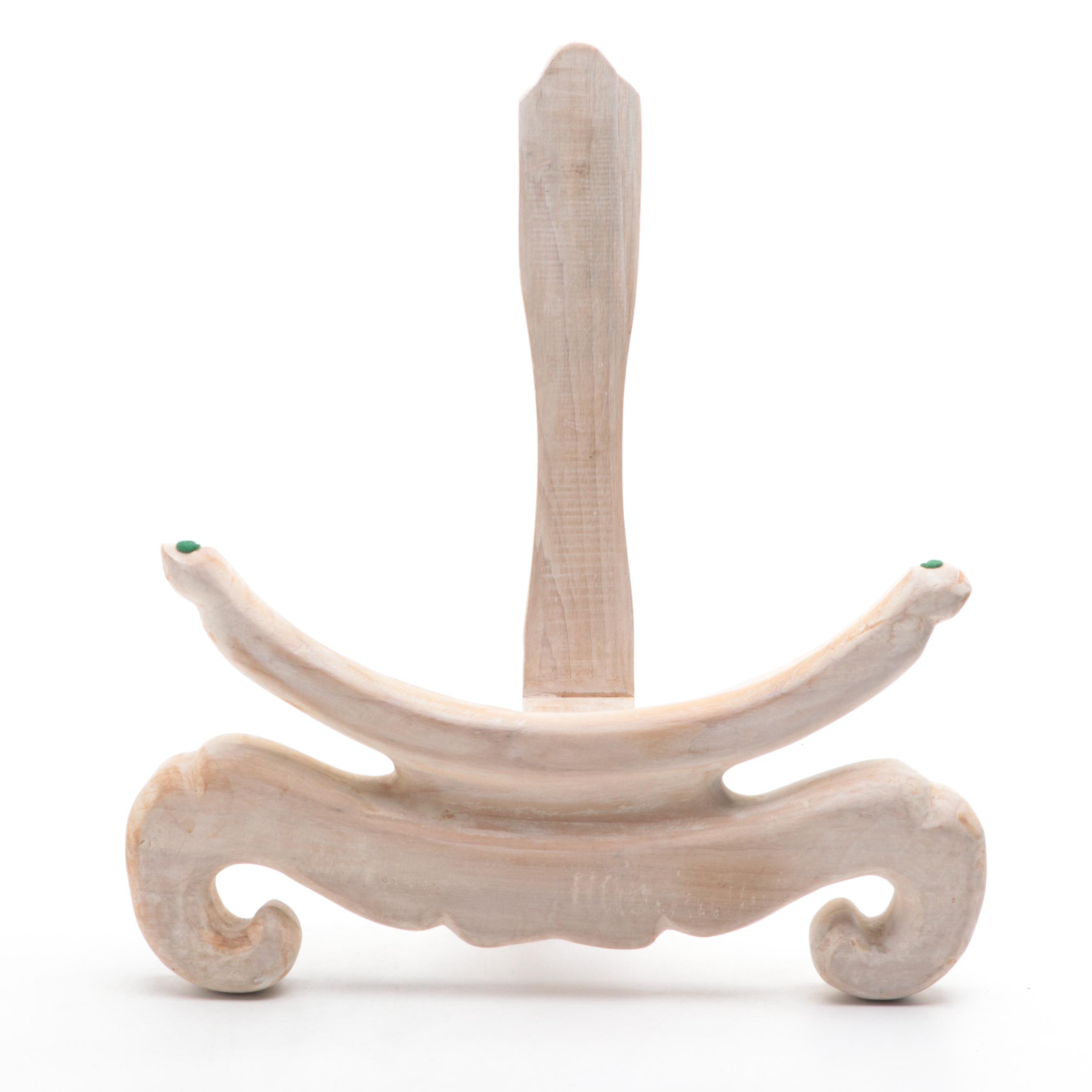 Baudiuelli Italian Earthenware Decorative Charger with Stand