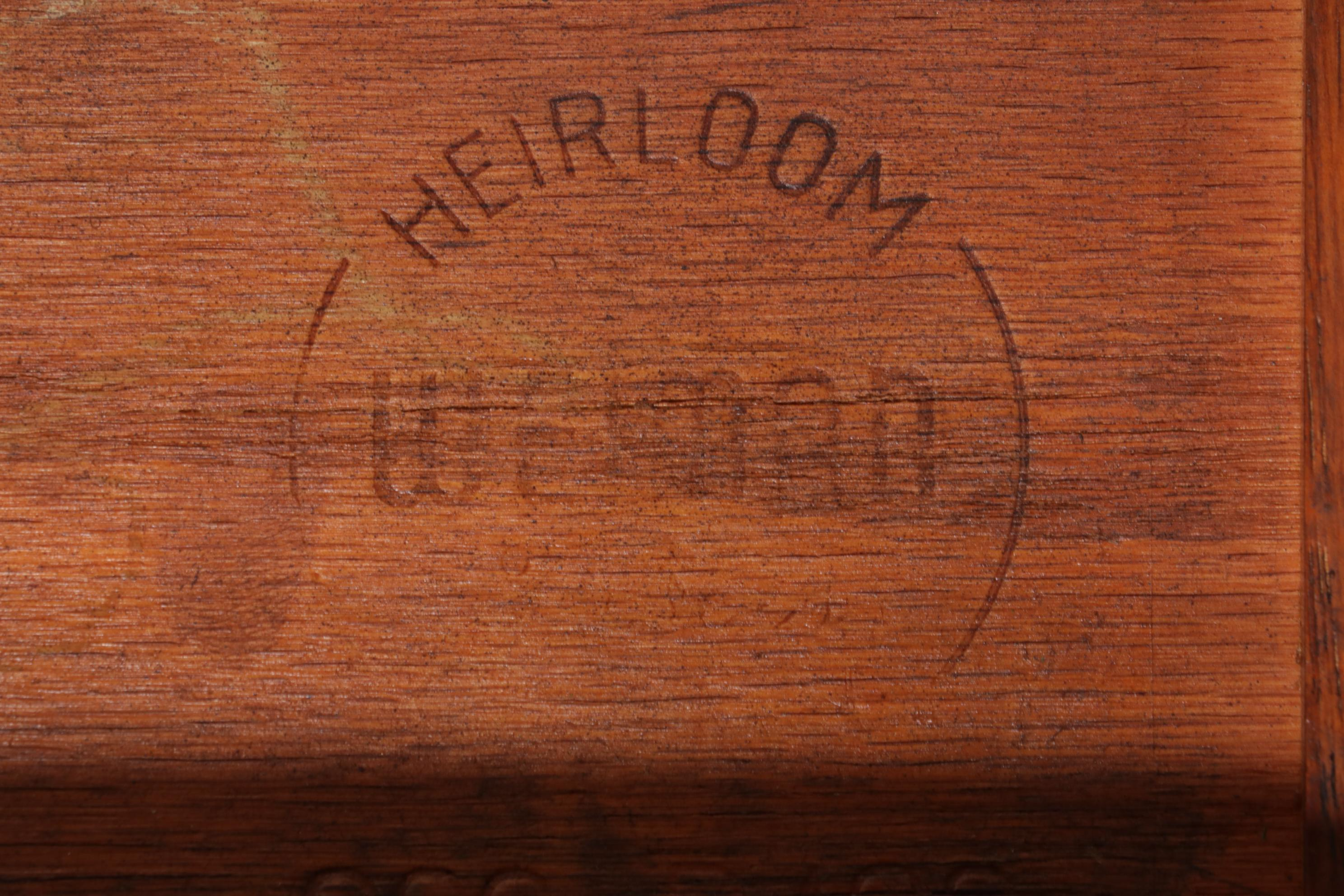 Pair of Weiman French Empire Style Mahogany Single-Drawer End Tables