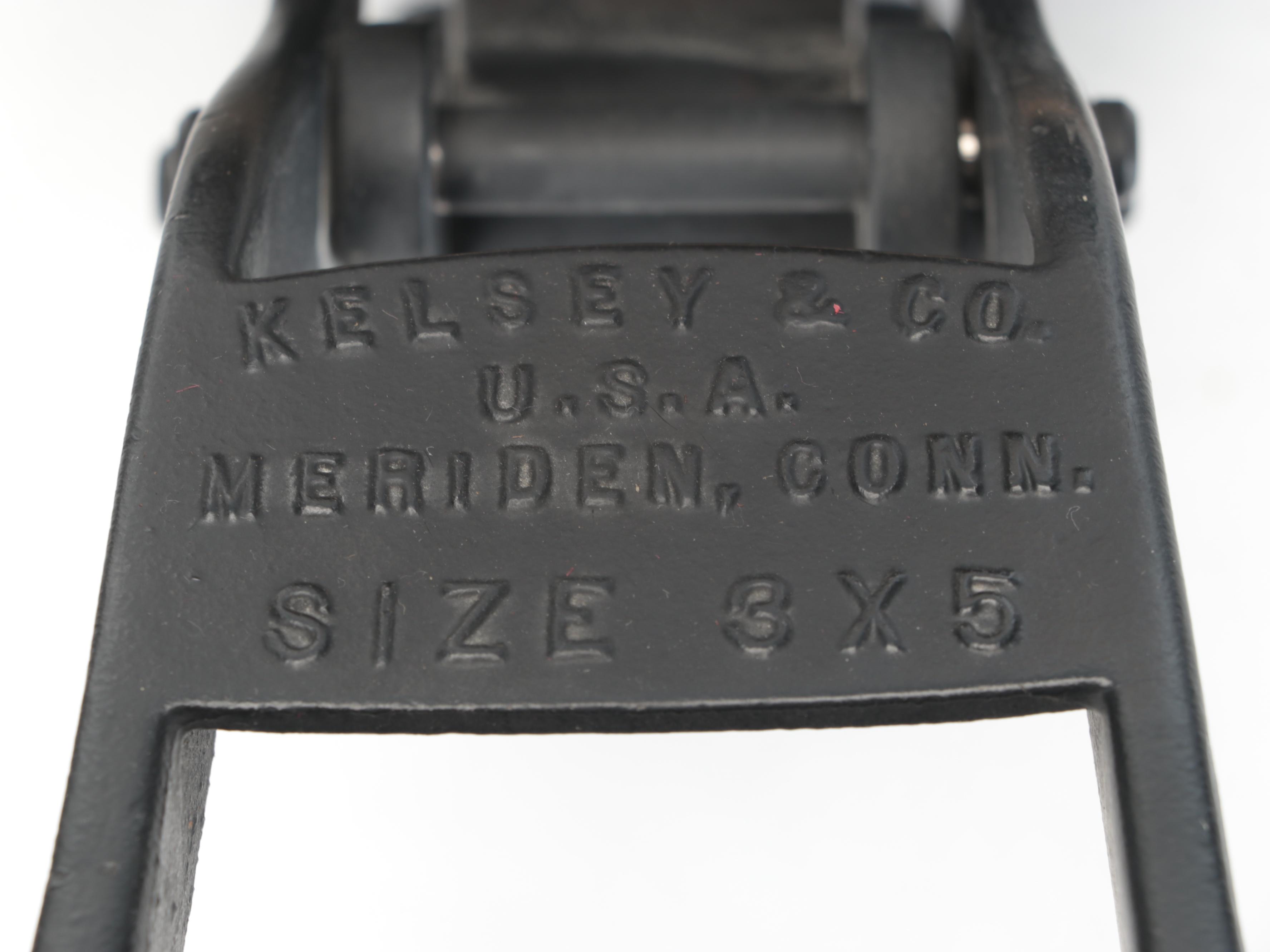 Kelsey & Co. 3x5 Tabletop Printing Press with Ink and Rollers, Letters