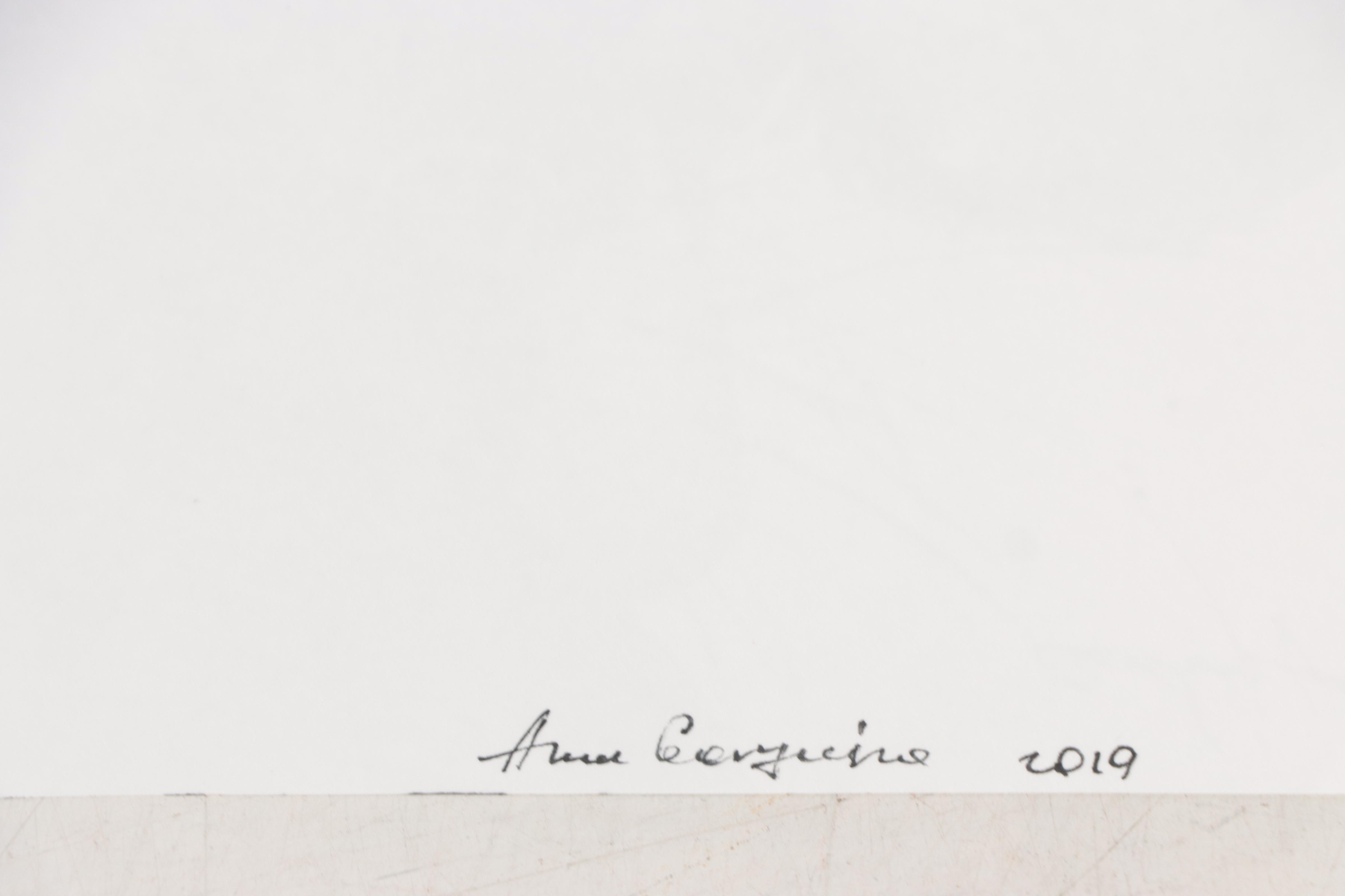 Anne Gorywine Watercolor Painting of Cows, 2019