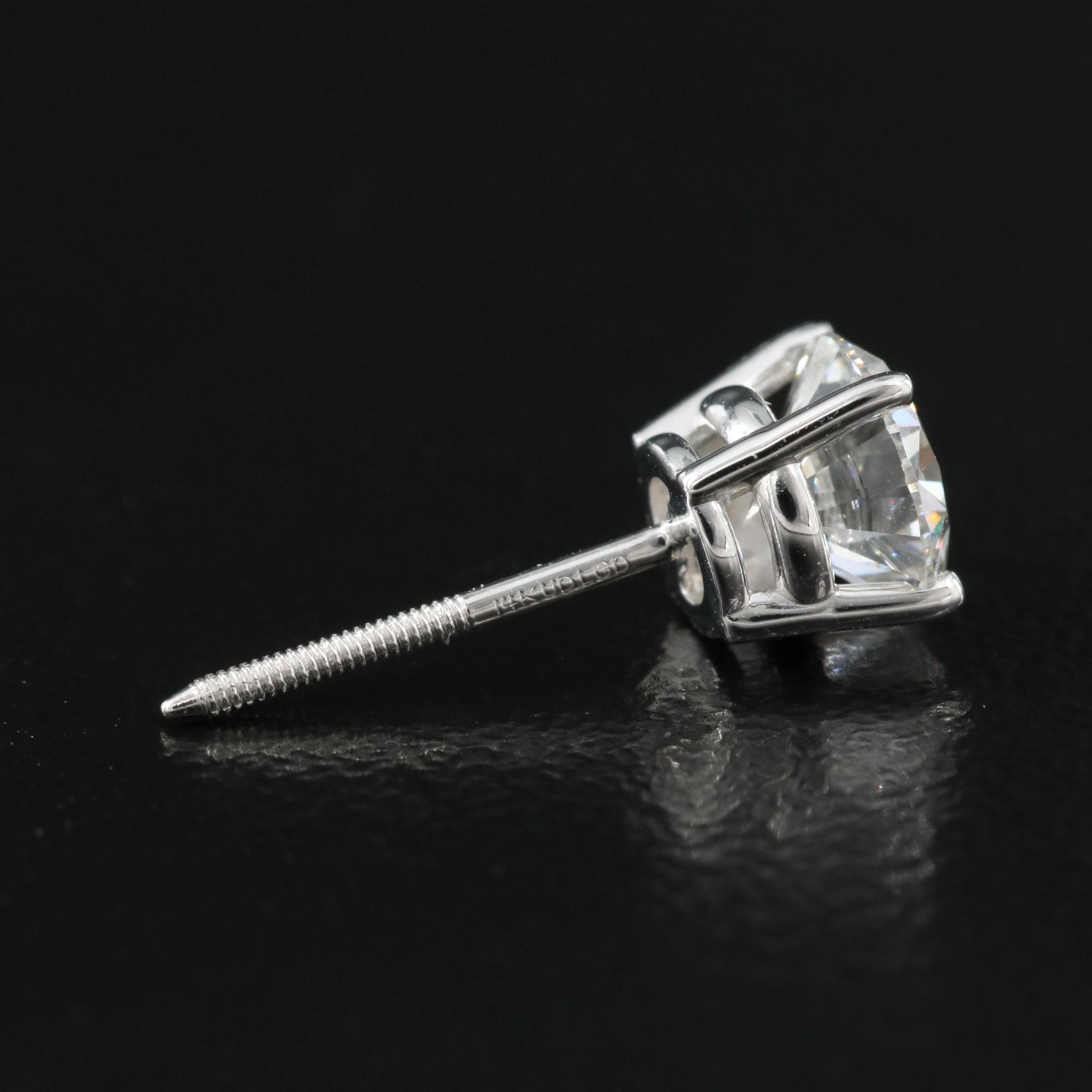 14K 0.96 CTW Lab Grown Diamond Stud Earrings