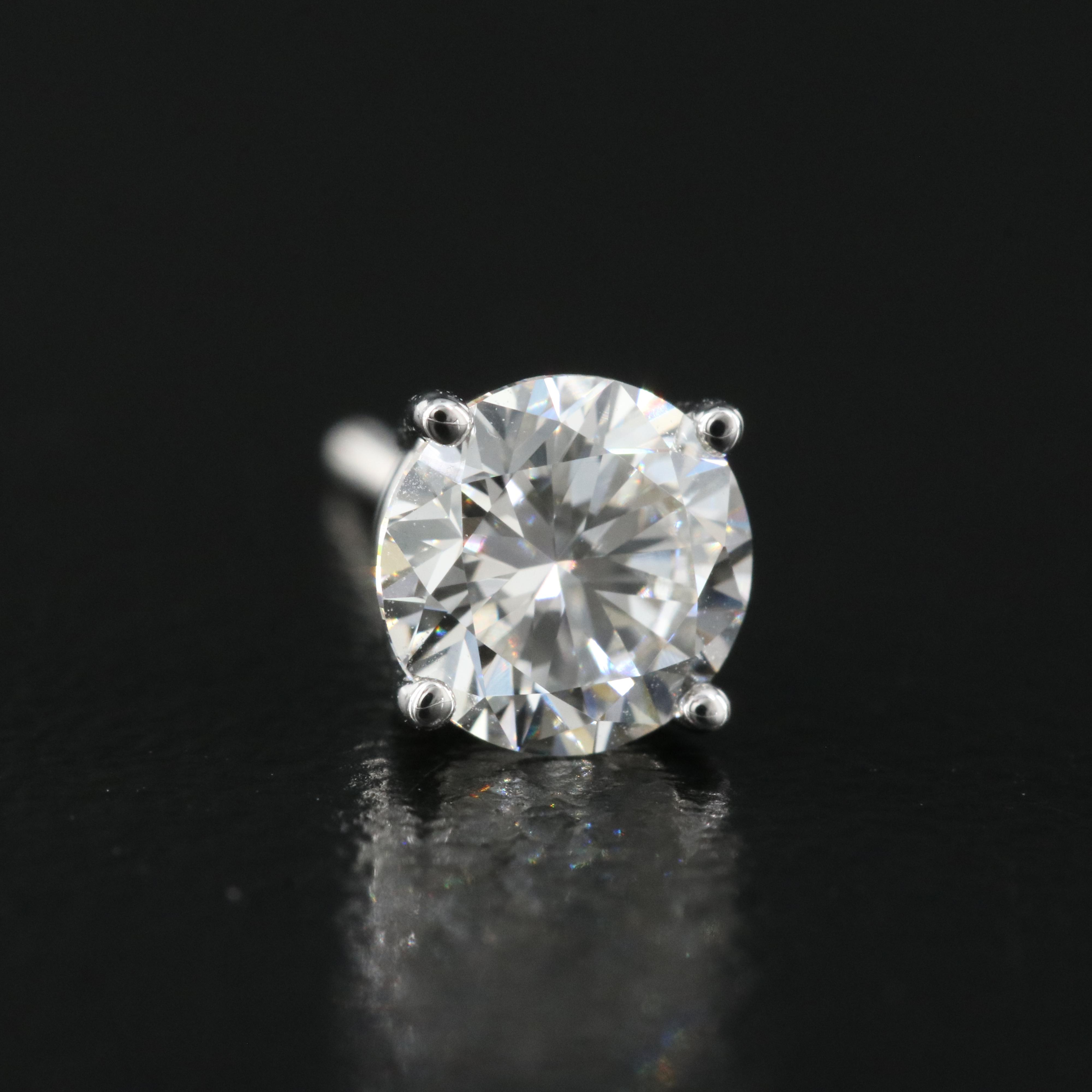 14K 0.96 CTW Lab Grown Diamond Stud Earrings