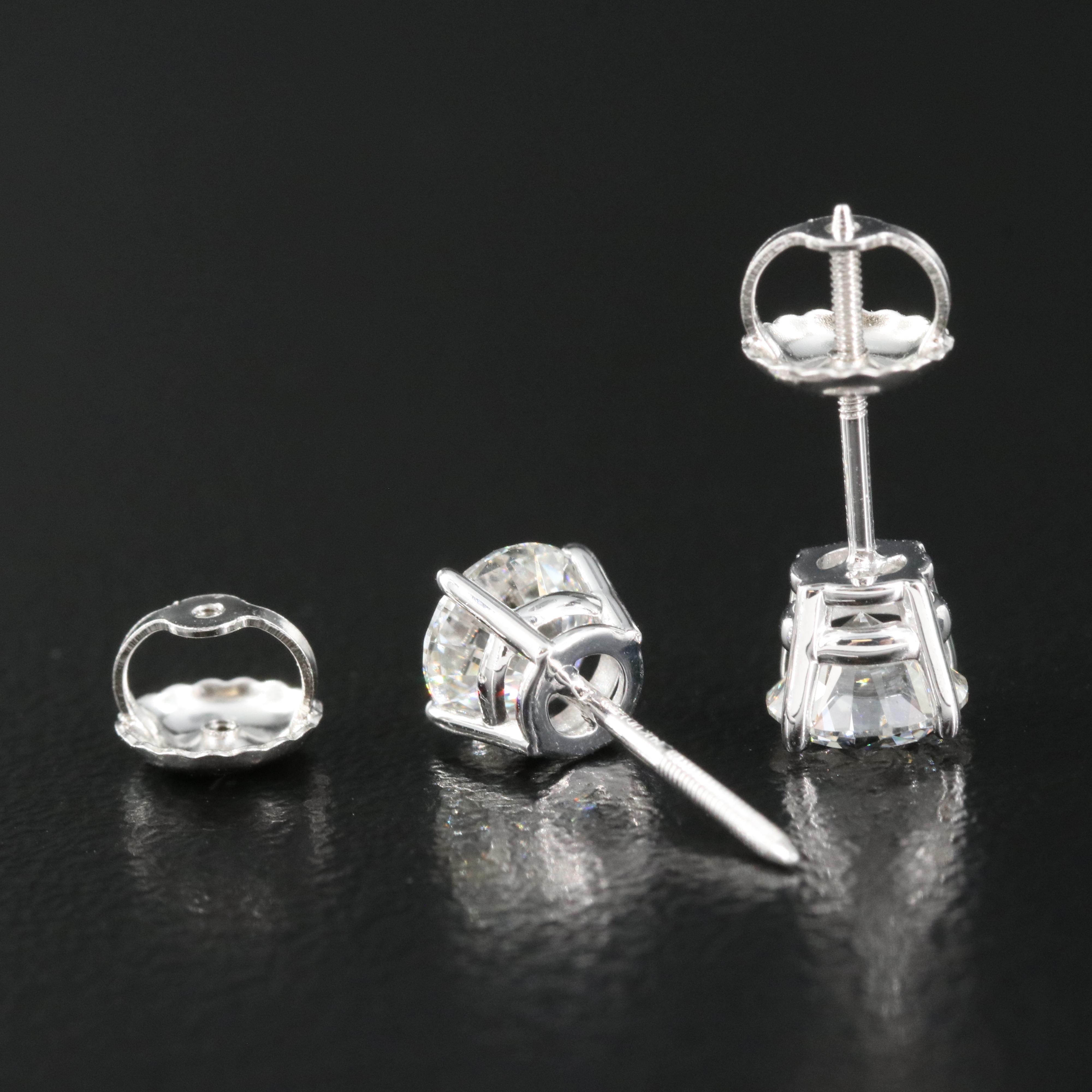 14K 0.96 CTW Lab Grown Diamond Stud Earrings