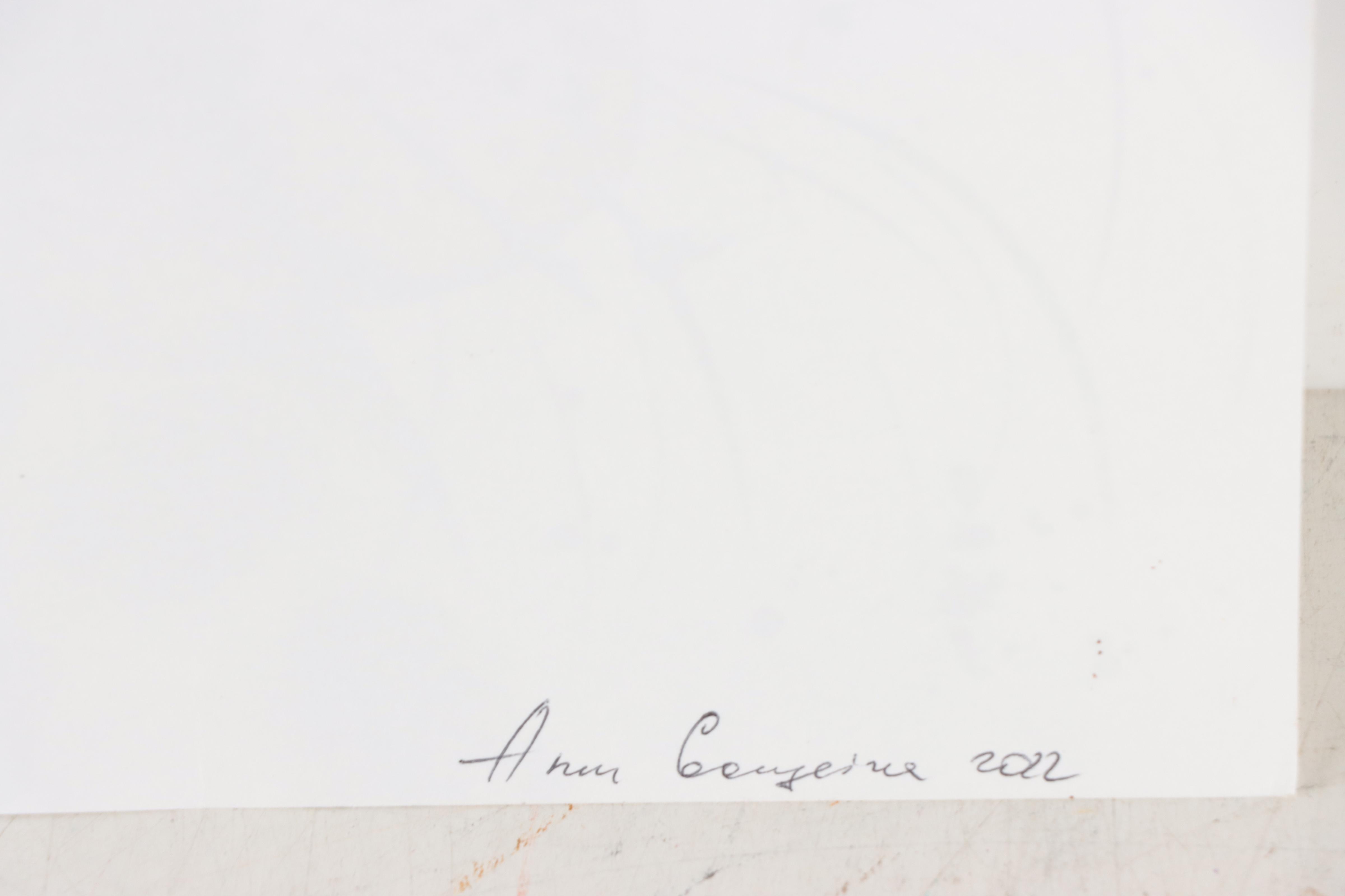 Anne Gorywine Watercolor Painting of Cow, 2022