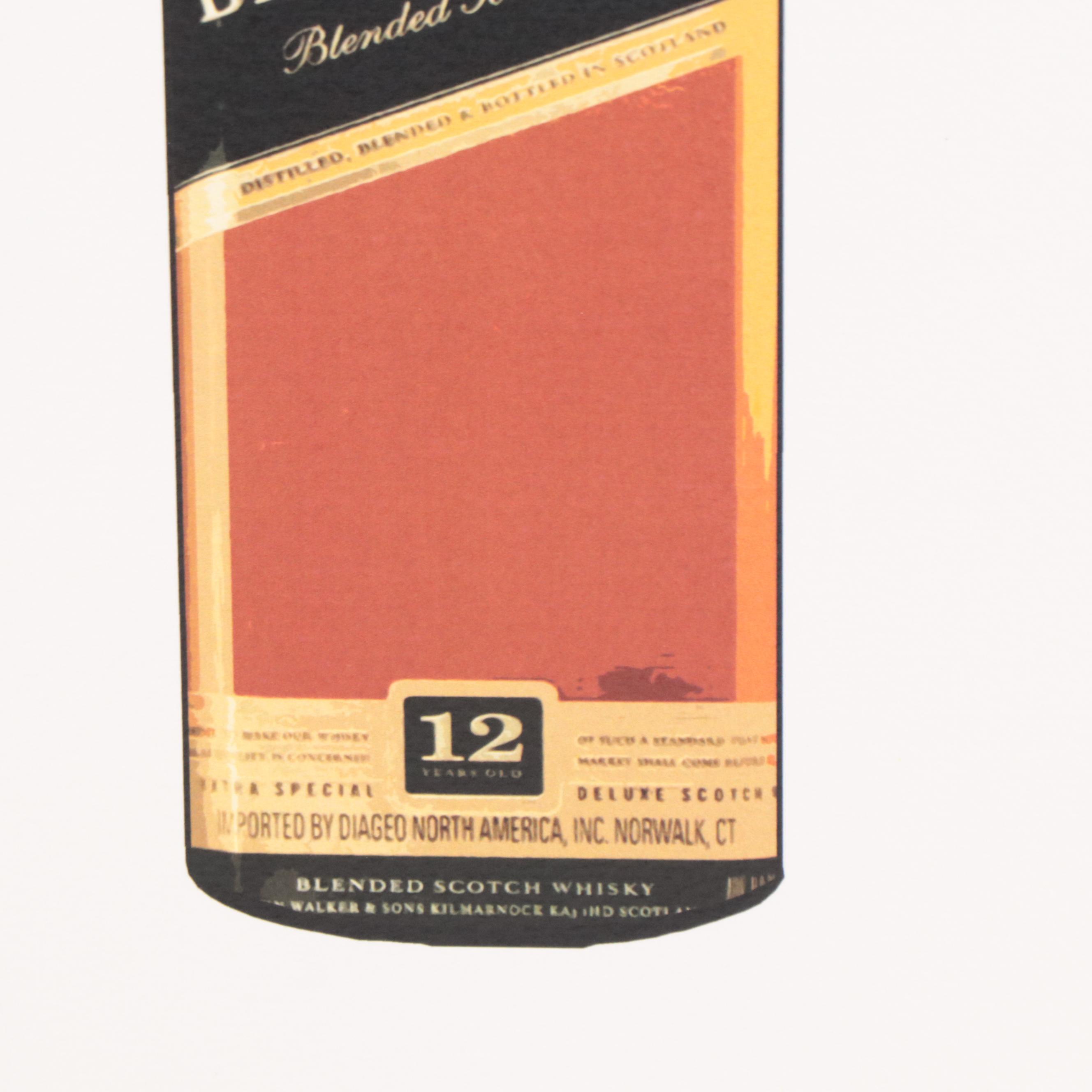 Death NYC Pop Art Graphic Print of Johnnie Walker Spray Can, 2019