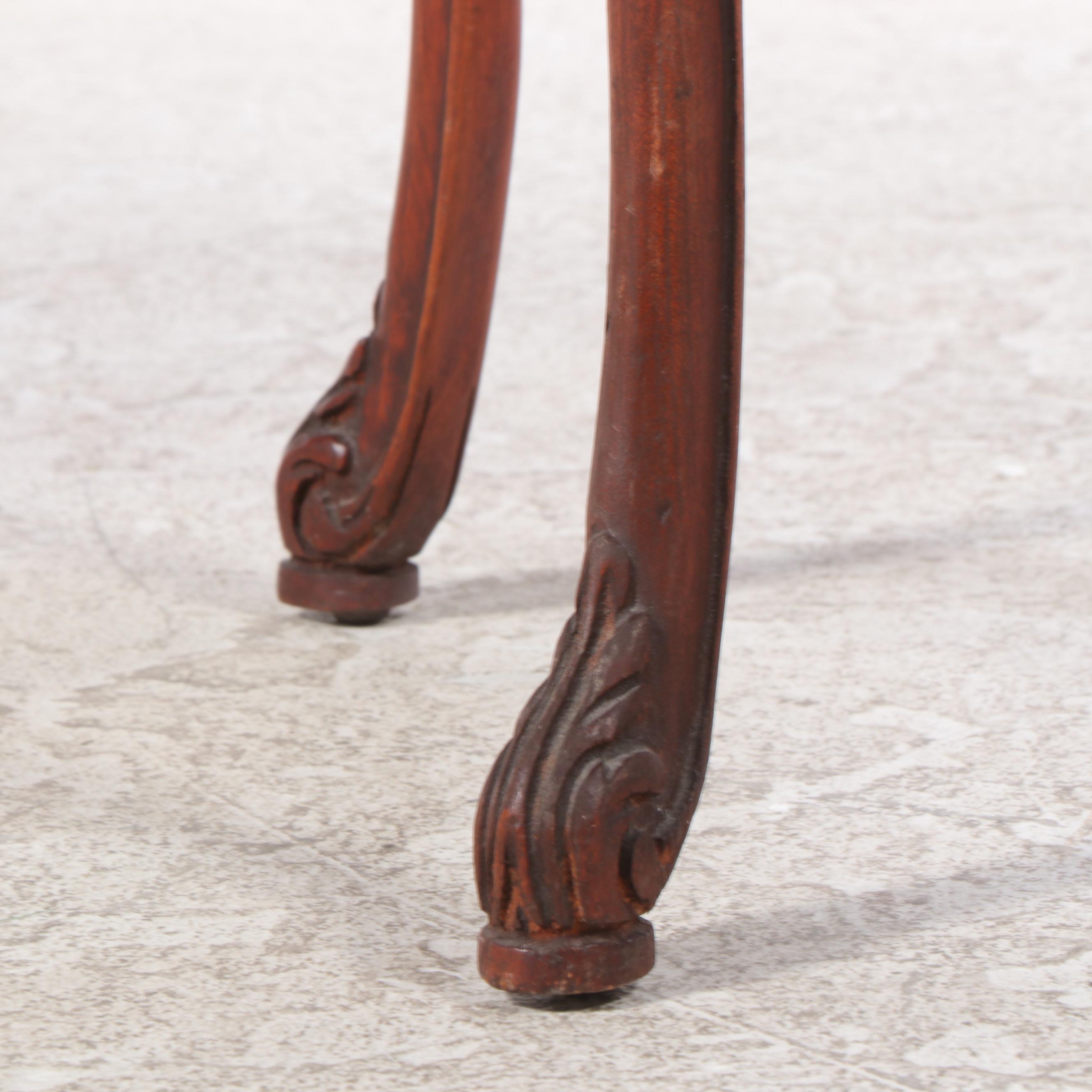 George II Style Walnut Side Table, 20th Century