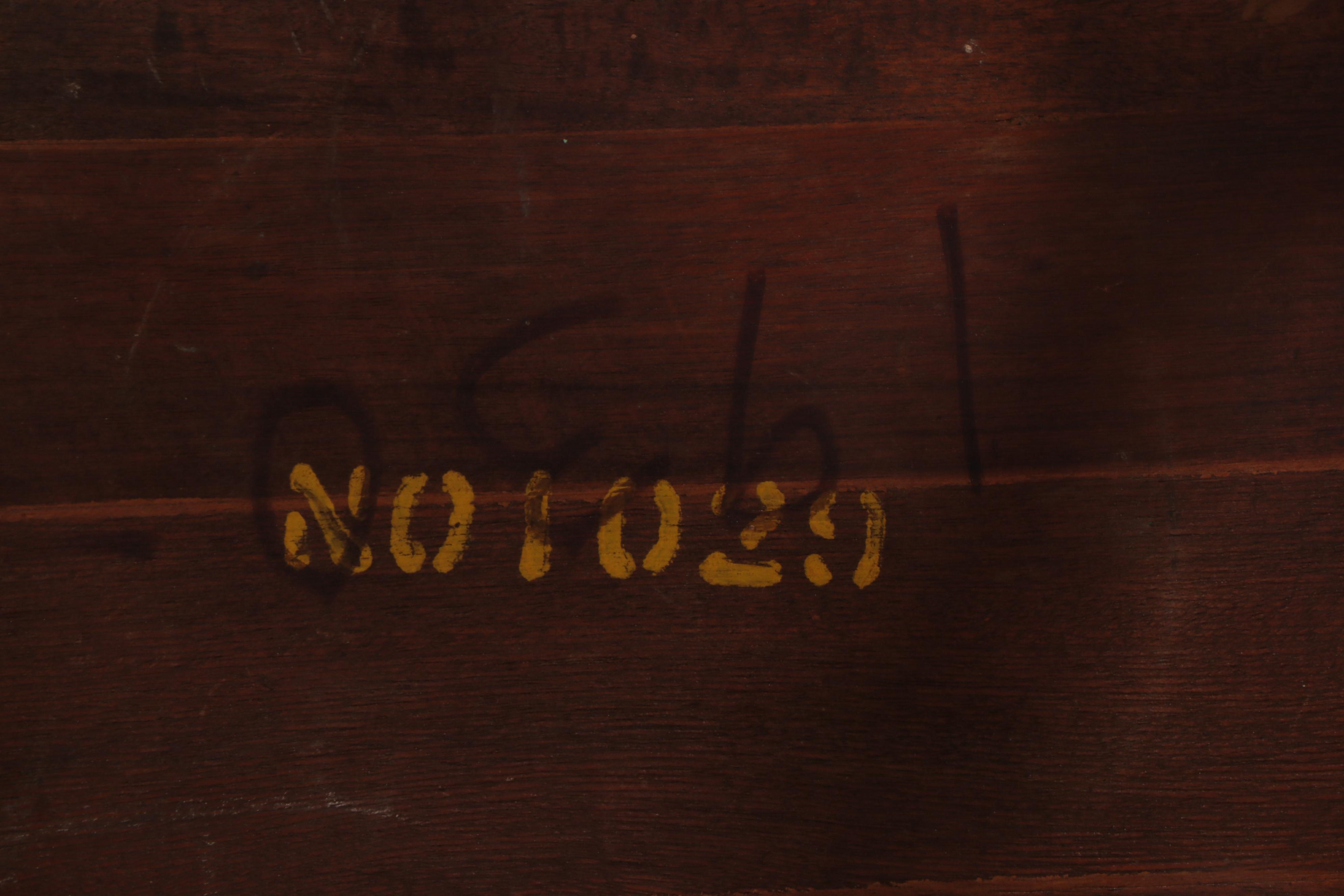 George II Style Walnut Side Table, 20th Century