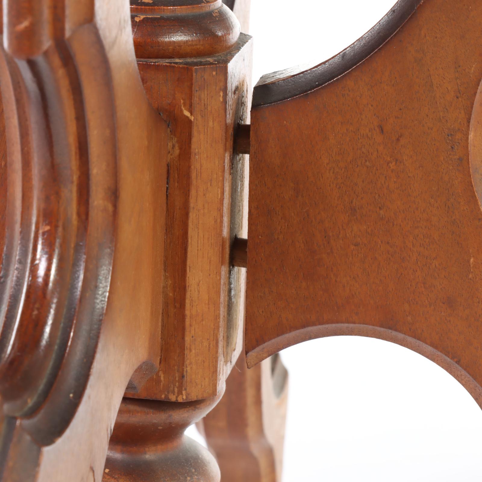 Victorian Walnut Side Table, Late 19th Century