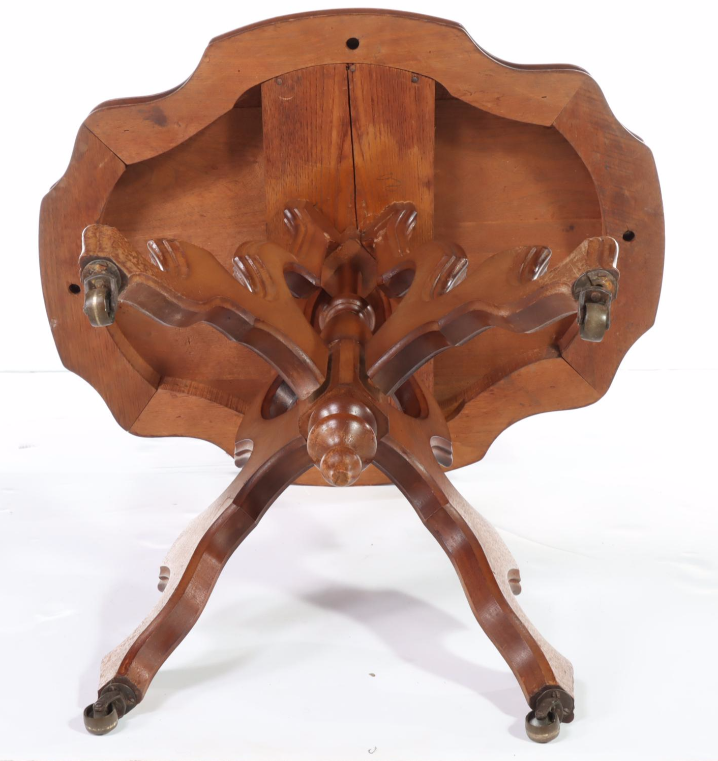Victorian Walnut Side Table, Late 19th Century