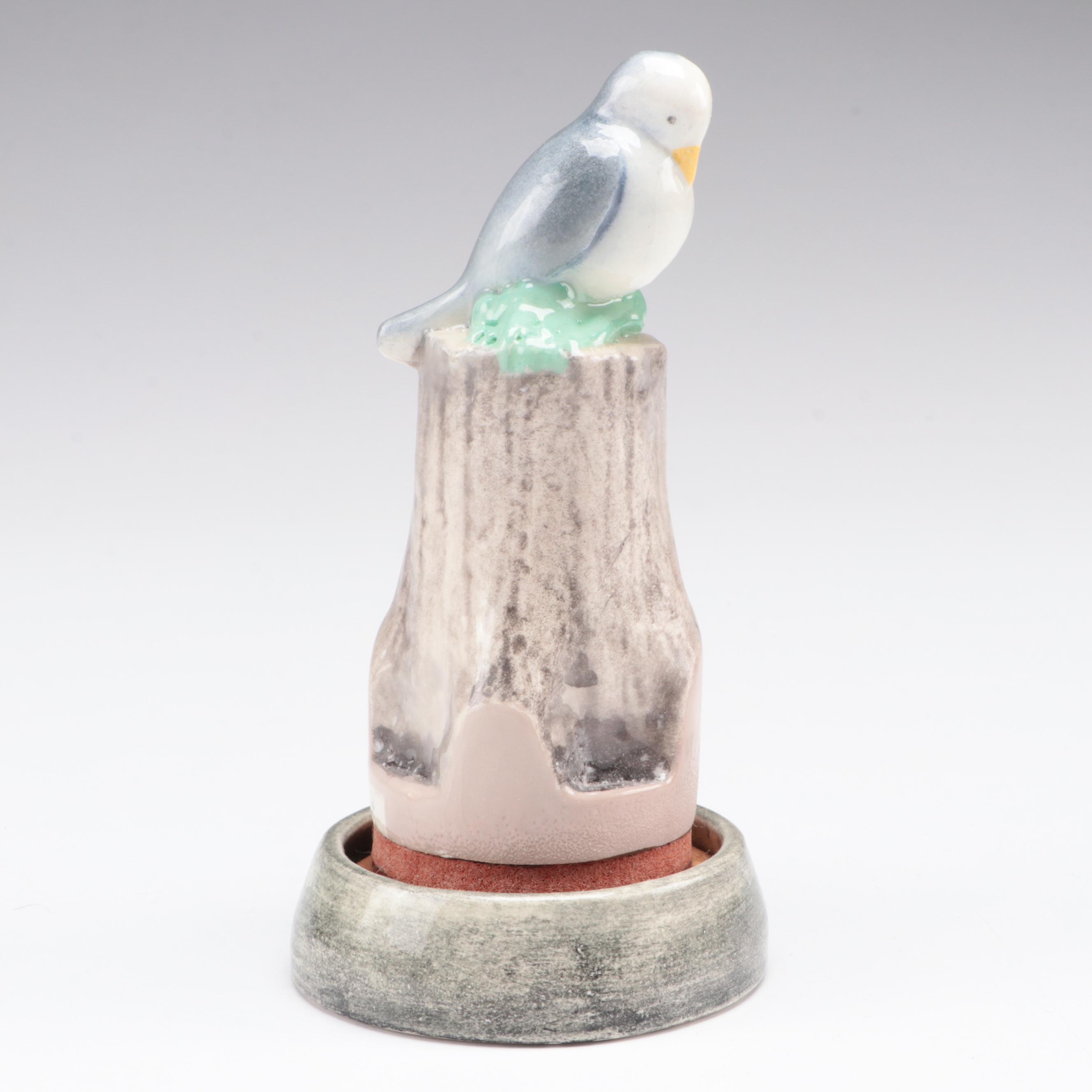 Rockwell Kent Ceramic Air Mail Figural Stamp