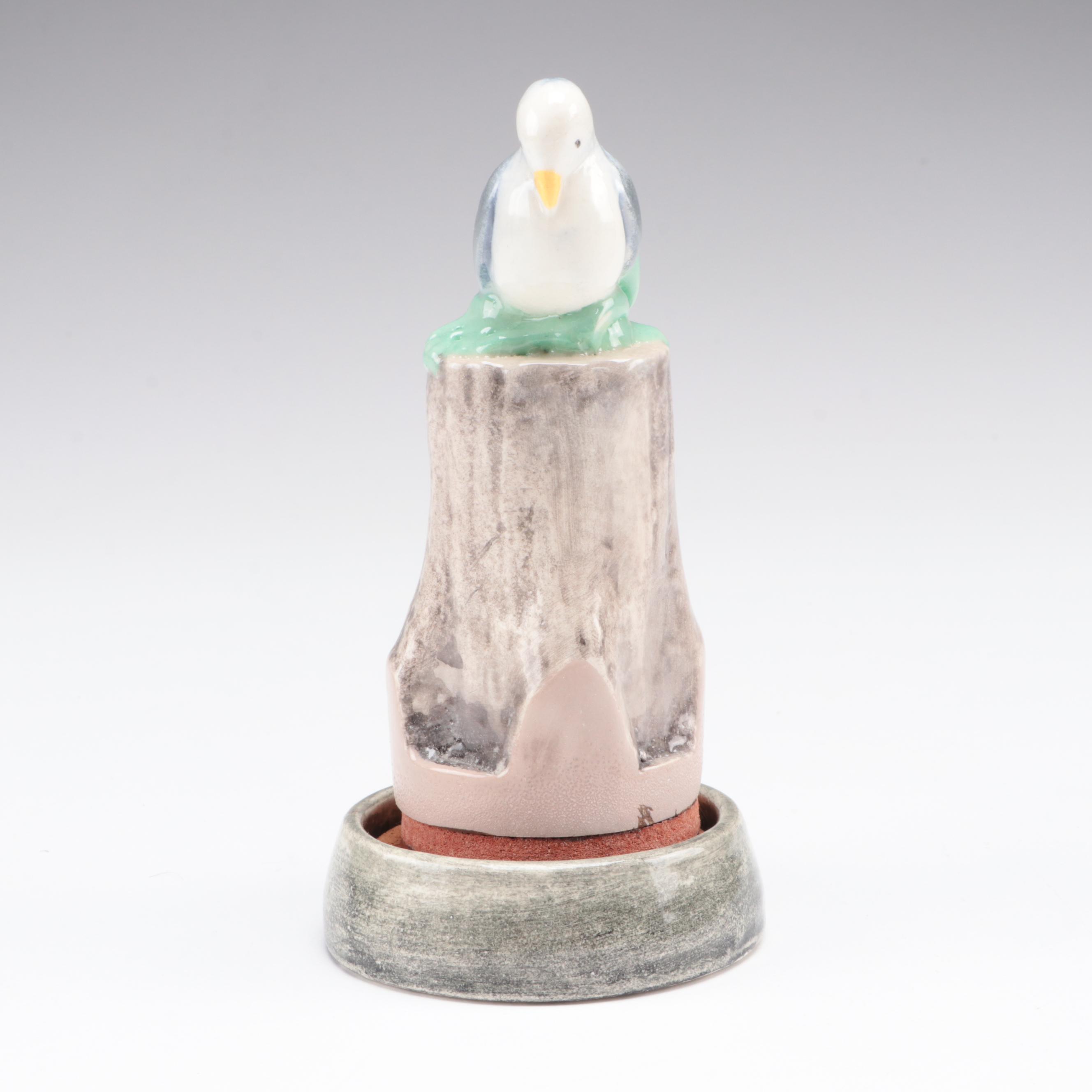 Rockwell Kent Ceramic Air Mail Figural Stamp