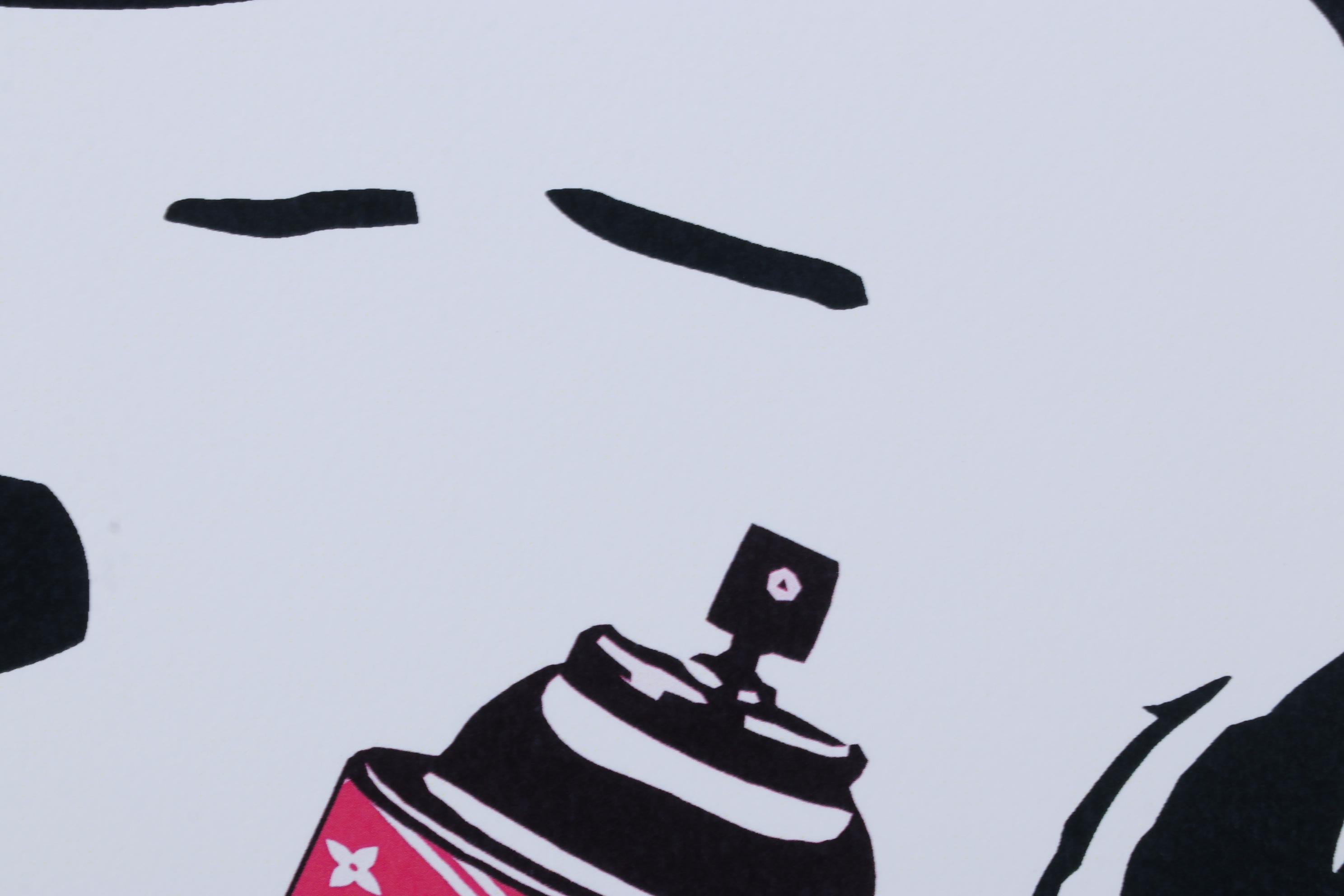 Death NYC Digital Pop Art Print on Paper "Supreme Snoopy / Hermes," 2020