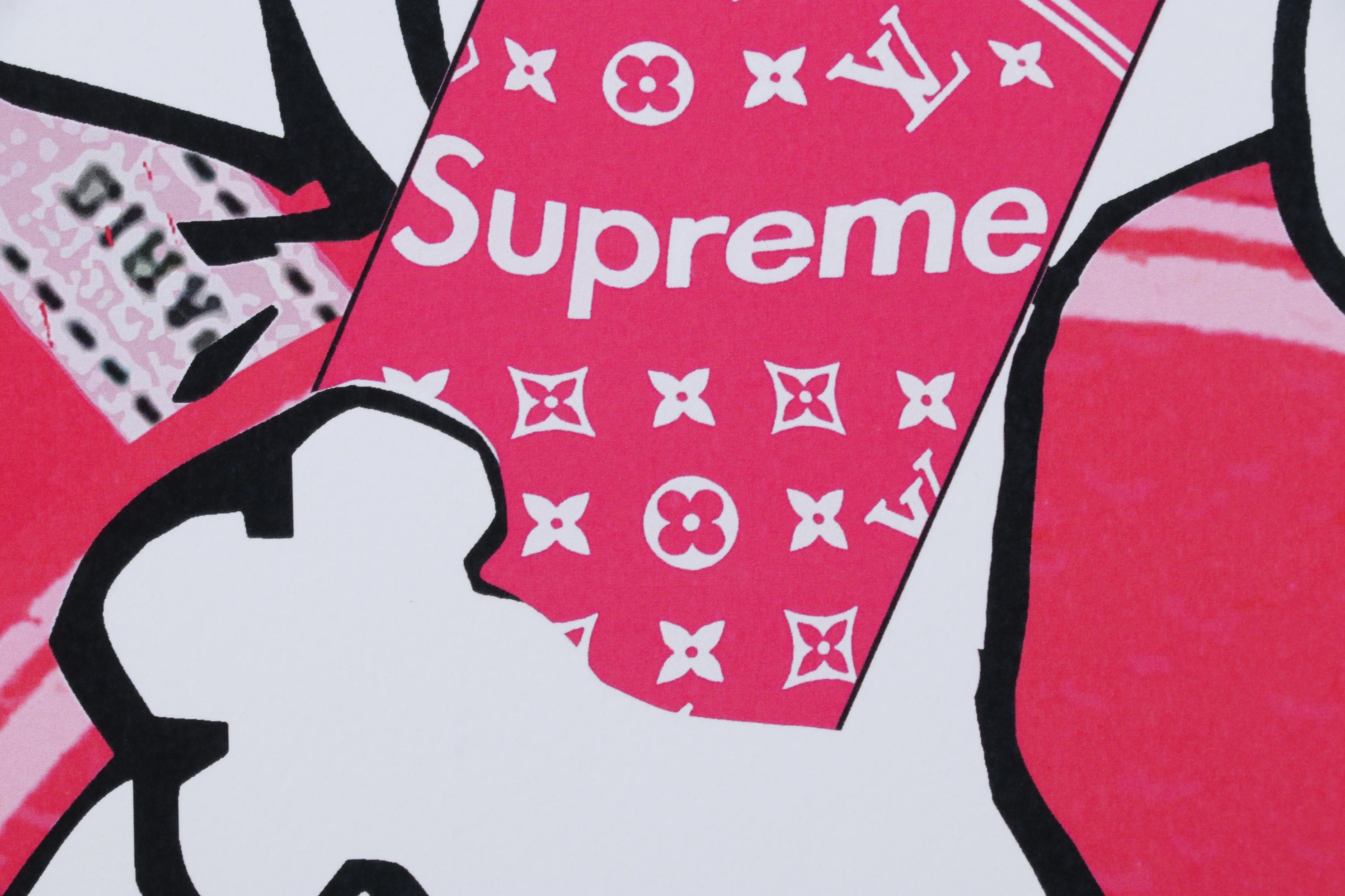 Death NYC Digital Pop Art Print on Paper "Supreme Snoopy / Hermes," 2020