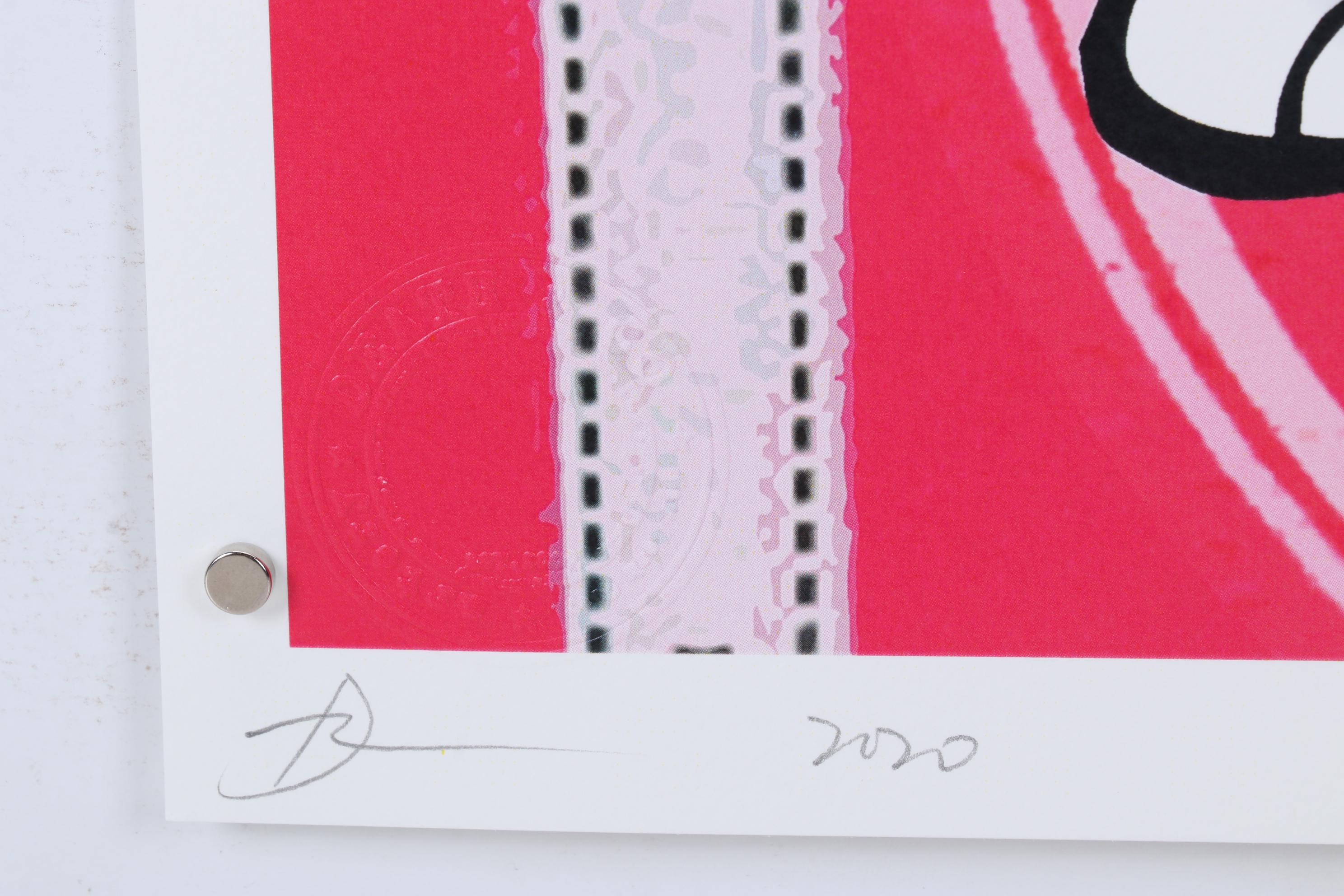 Death NYC Digital Pop Art Print on Paper "Supreme Snoopy / Hermes," 2020