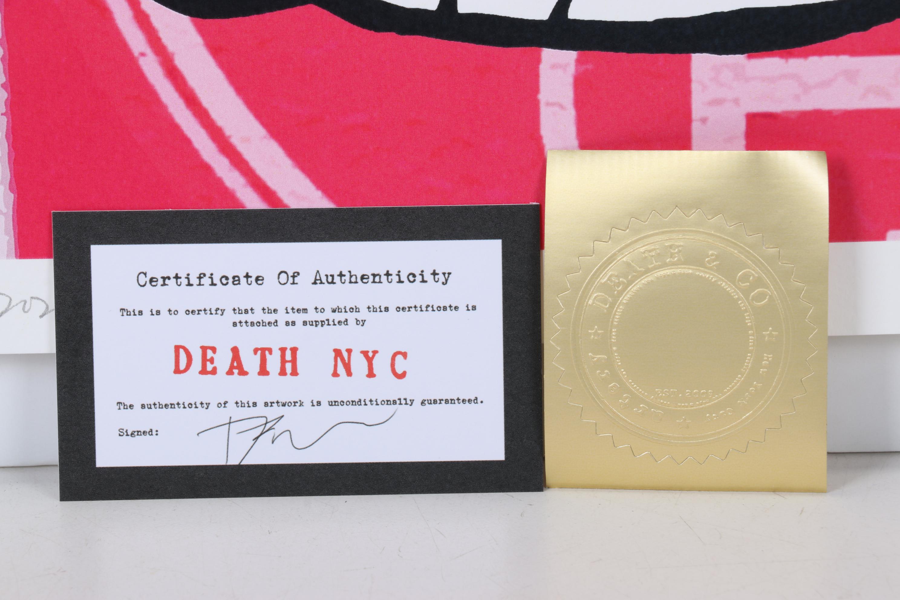 Death NYC Digital Pop Art Print on Paper "Supreme Snoopy / Hermes," 2020