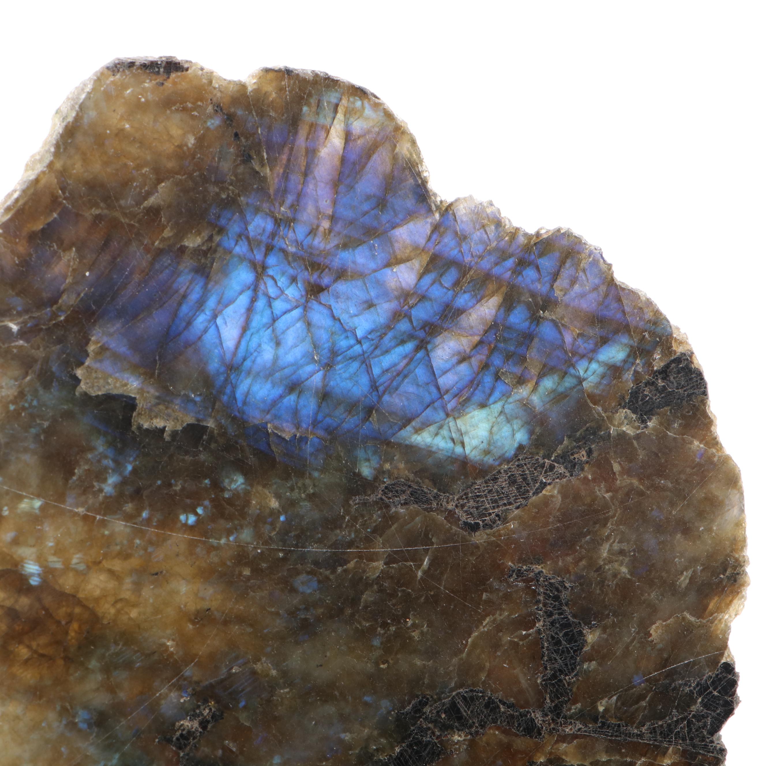 Polished Labradorite Slice Mineral Specimen