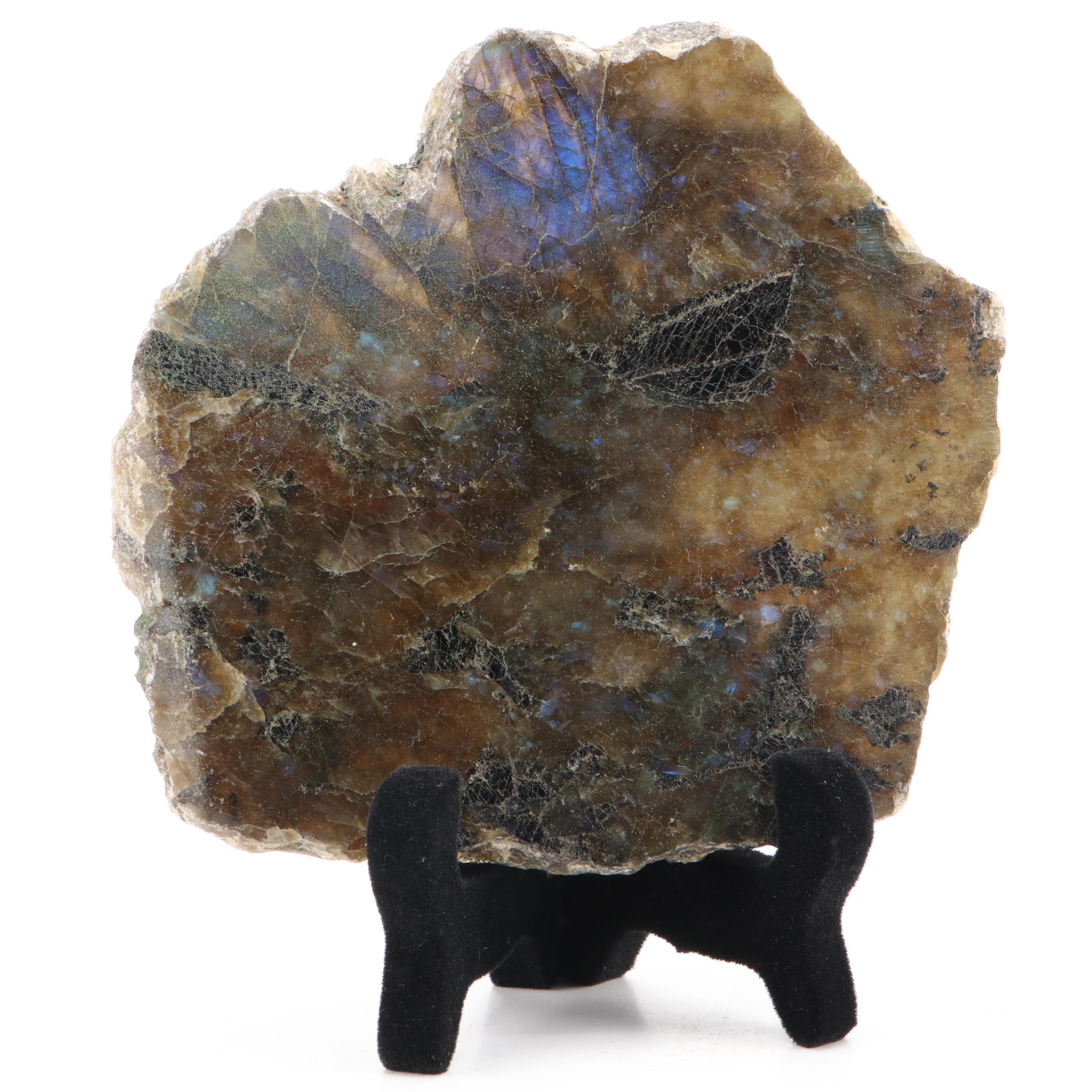 Polished Labradorite Slice Mineral Specimen
