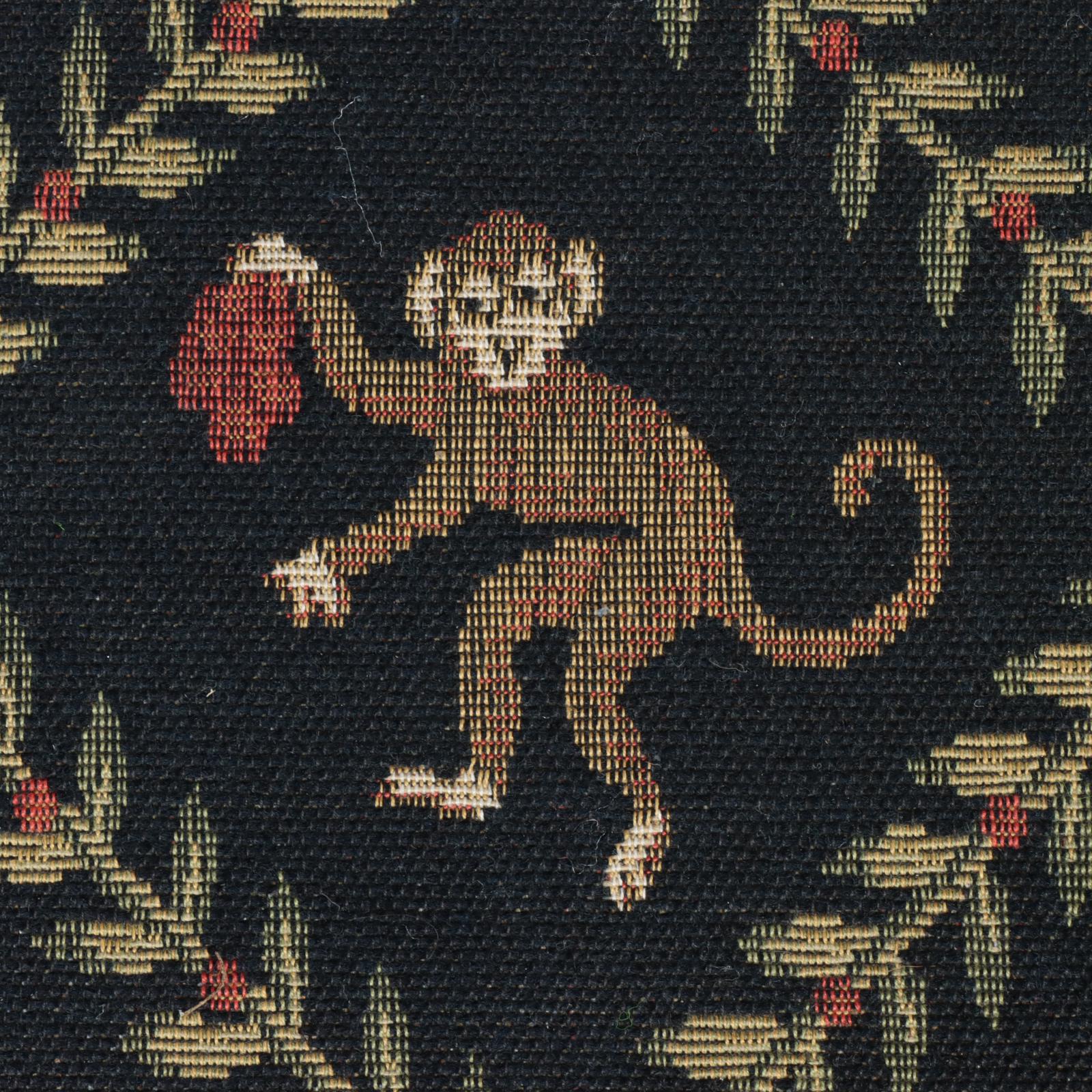 Louis XV Style Ebonized, Parcel-Gilt, and Custom-Upholstered Fauteuil