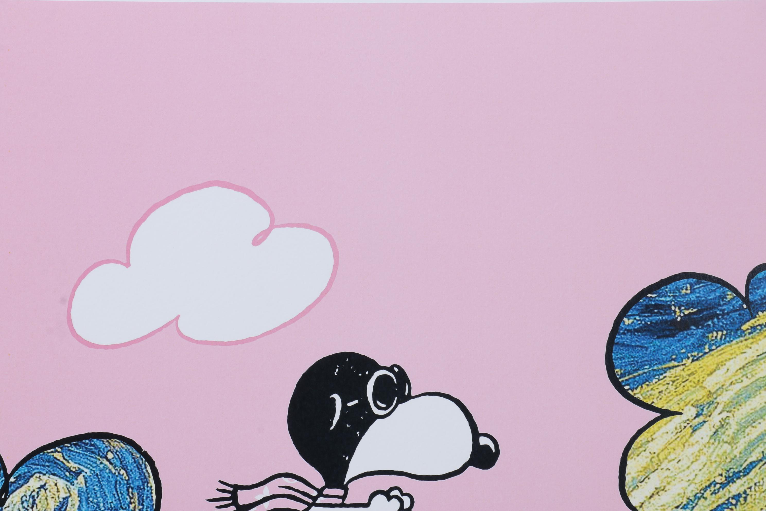 Death NYC Pop Art Graphic Print of Snoopy and the Red Baron