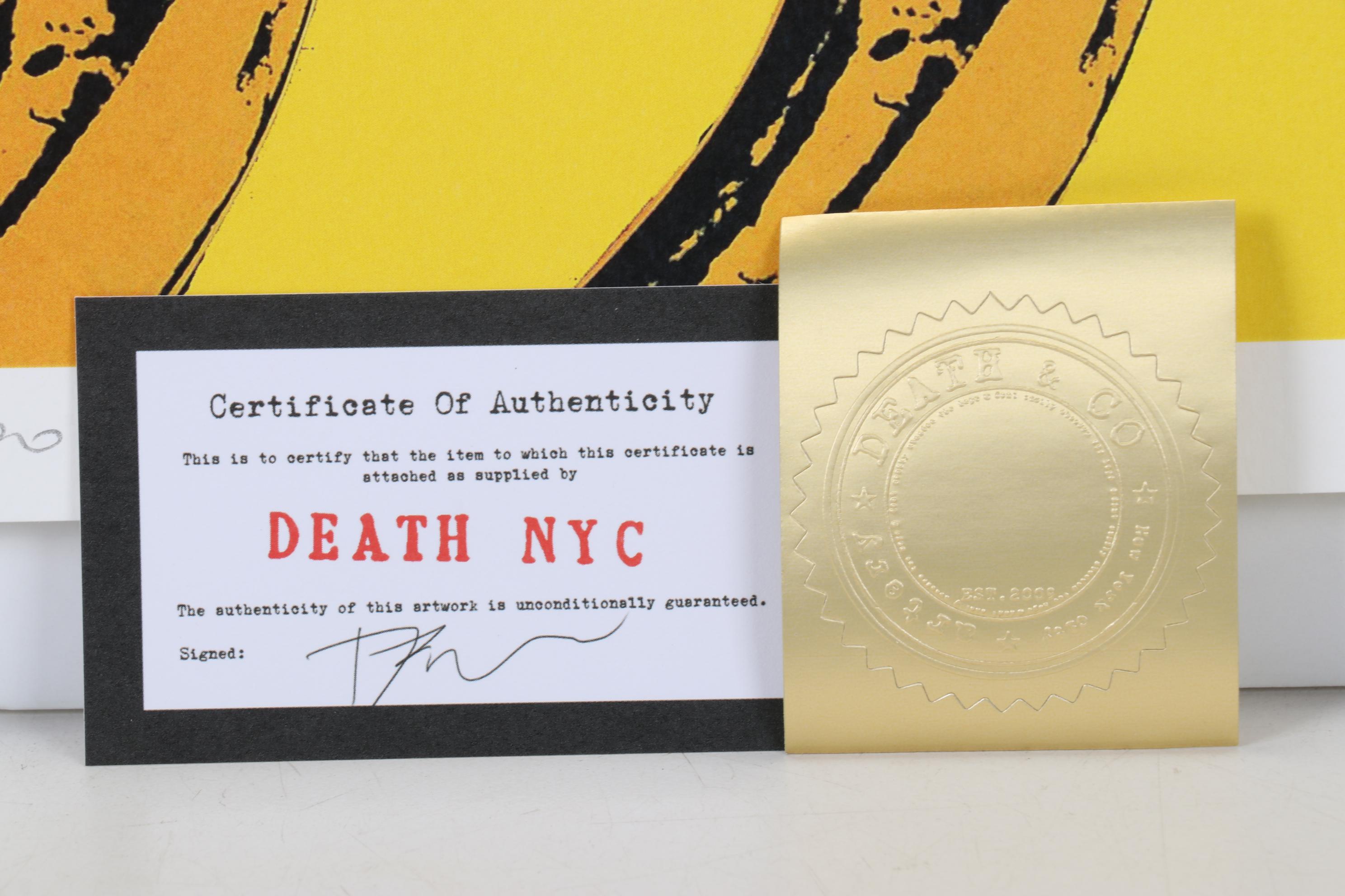 Death NYC Pop Art Graphic Print of Queen and Supreme Dog